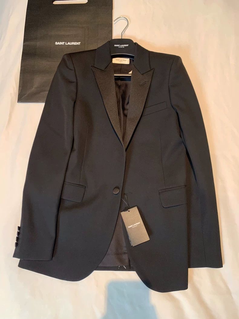 Yves Saint Laurent Saint Laurent Smoking blazer 2503-Nextarrow Size XS / US 0-2 / IT 36-38 - 2 Thumbnail