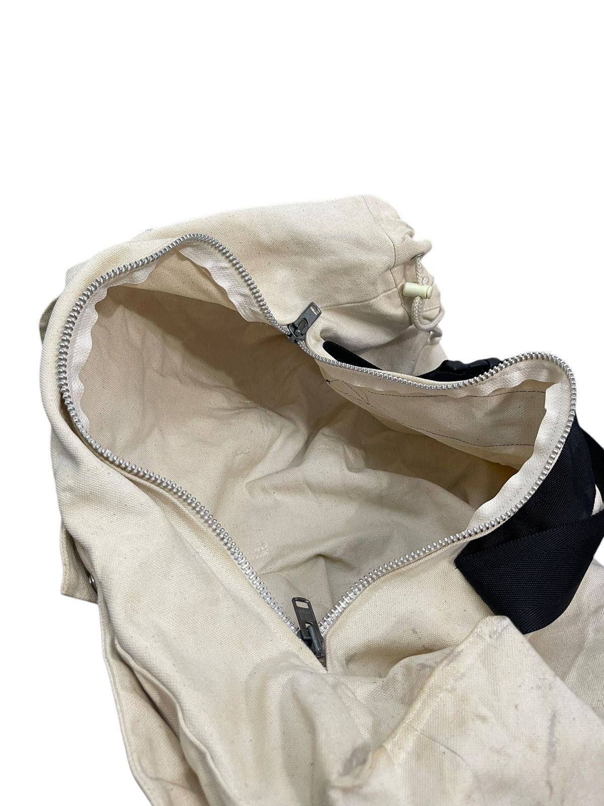 Japanese Brand Army Bag Style Gomme H Ex Yohji Cotton Canvas 1🟩0 Size ONE SIZE - 18 Thumbnail