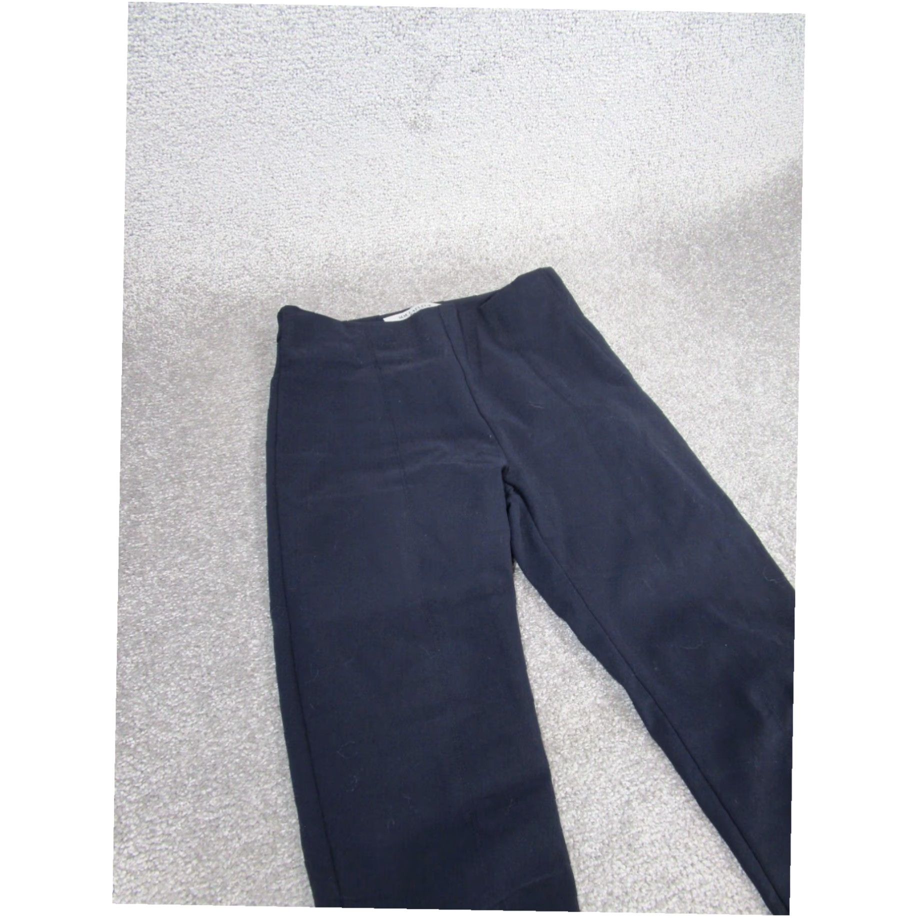M.M.LaFleur M.M.Lafleur Womens Skinny Pants 0 Navy Blue Cotton Nylon Size 25" / US 0 / IT 36 - 3 Thumbnail