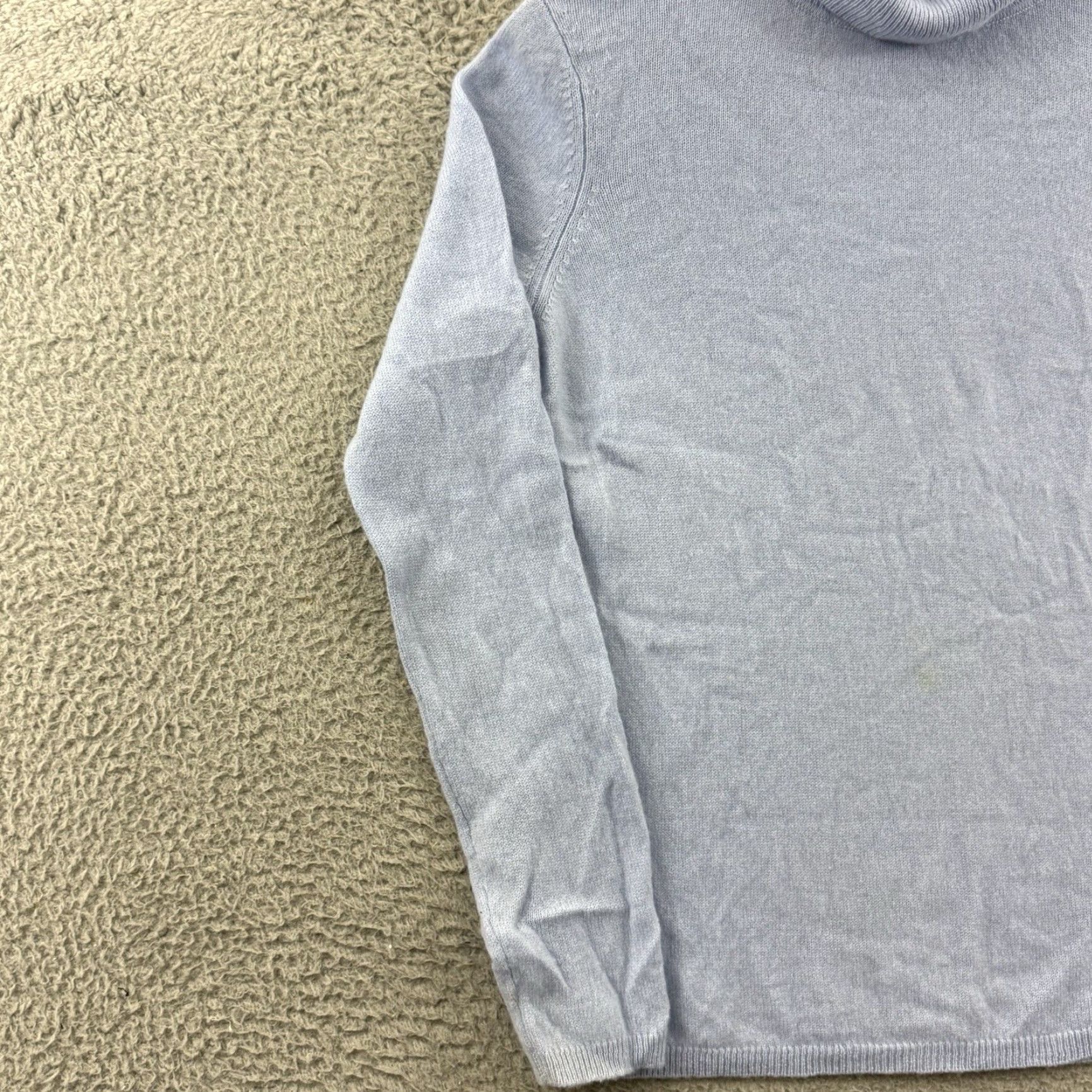 Vintage VINTAGE Cashmere Charter Club Luxury Sweater Women’s Medium Blue Knit Turtleneck Preppy Size M / US 6-8 / IT 42-44 - 4 Thumbnail