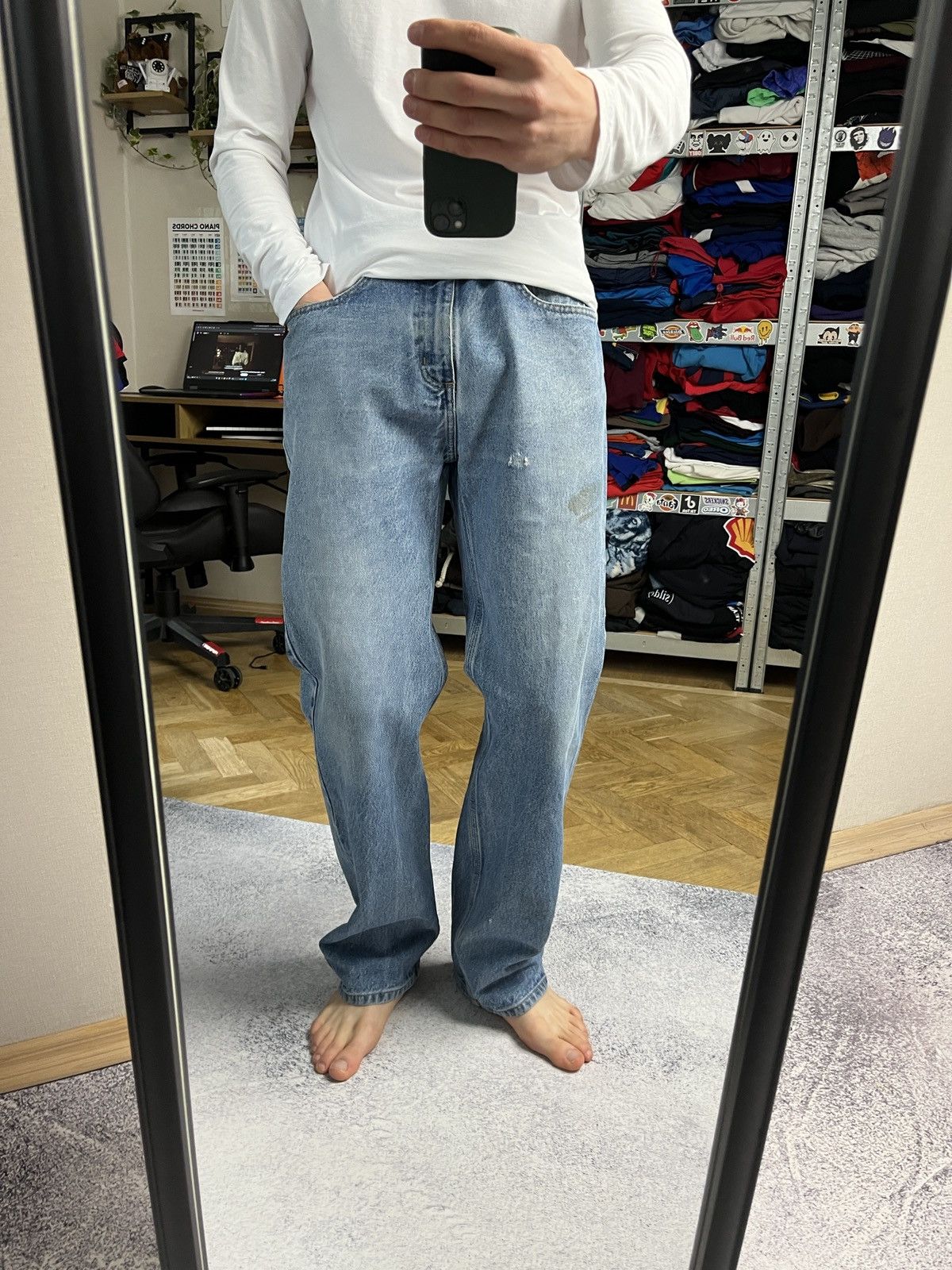 Carhartt Vintage Carhartt Jeans 34x32 Distressed Wash Workwear Y2K Size US 34 / EU 50 - 1 Thumbnail