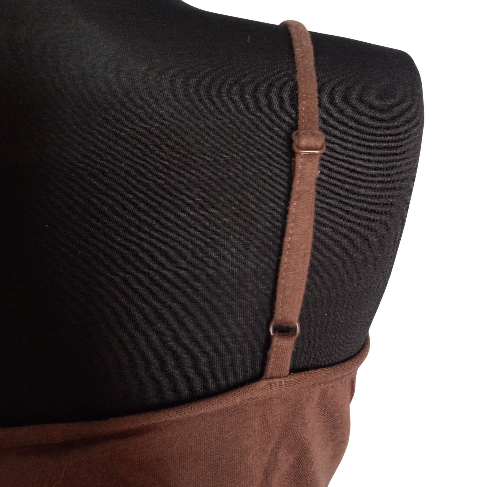 Energie Energie L Camisole Top Juniors Adjustable Strap Brown Twist Size L / US 10 / IT 46 - 6 Thumbnail