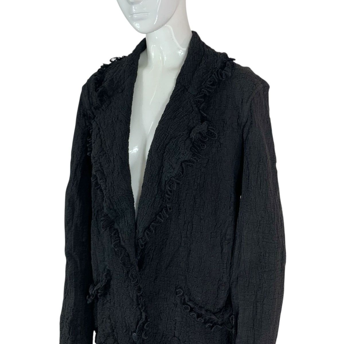 Homme Plisse Issey Miyake × Issey Miyake × Pleats Please Issey Miyake VINTAGE ISSEY MIYAKE ME PLEATS PLEASE STRECTH COAT WOMEN Size M / US 6-8 / IT 42-44 - 3 Thumbnail