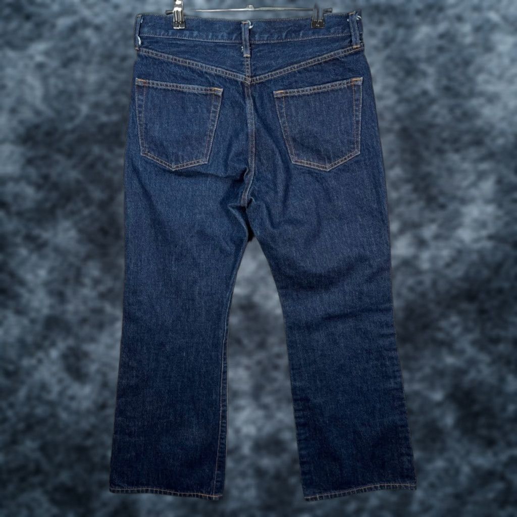 Muji Muji Mens Jeans 29 Blue Bootcut Denim 100% Cotton Size US 29 - 1 Thumbnail