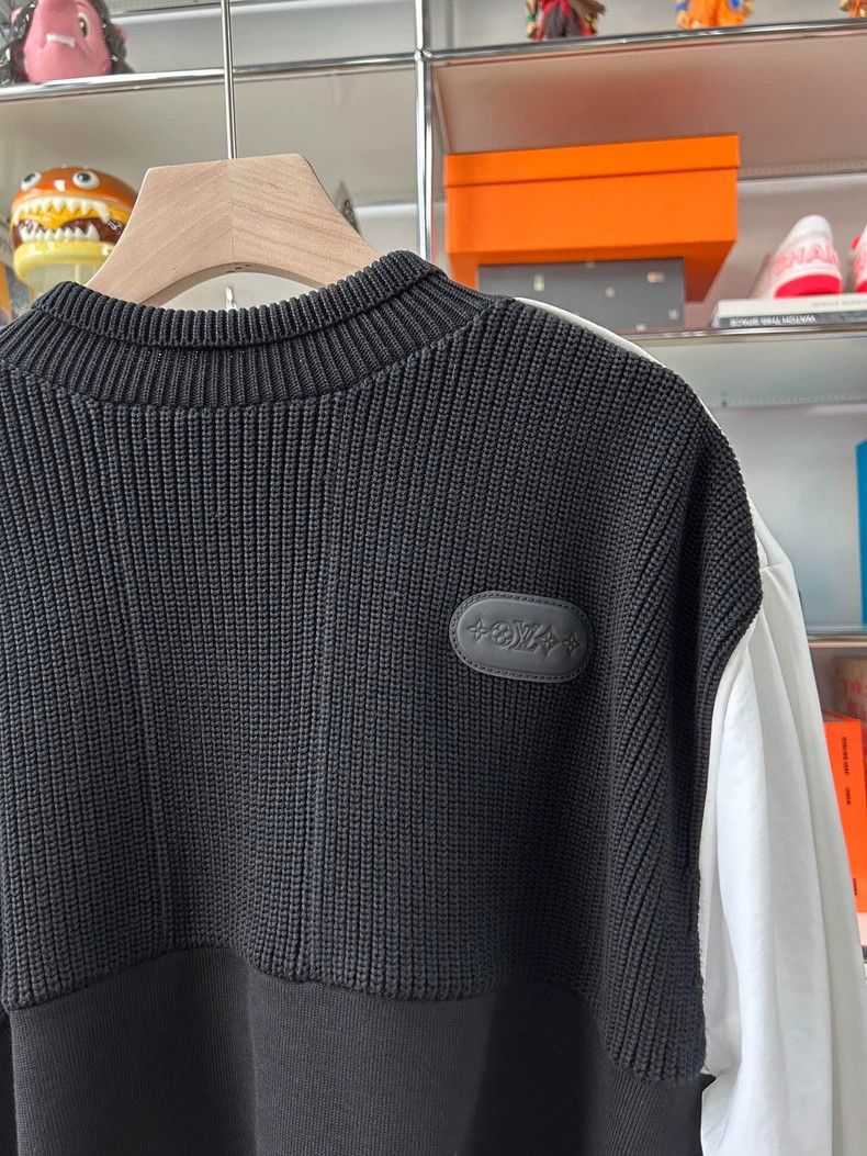 Louis Vuitton Louis Vuitton Black and white patchwork sweater 2501-Nextar Size US XS / EU 42 / 0 - 3 Thumbnail