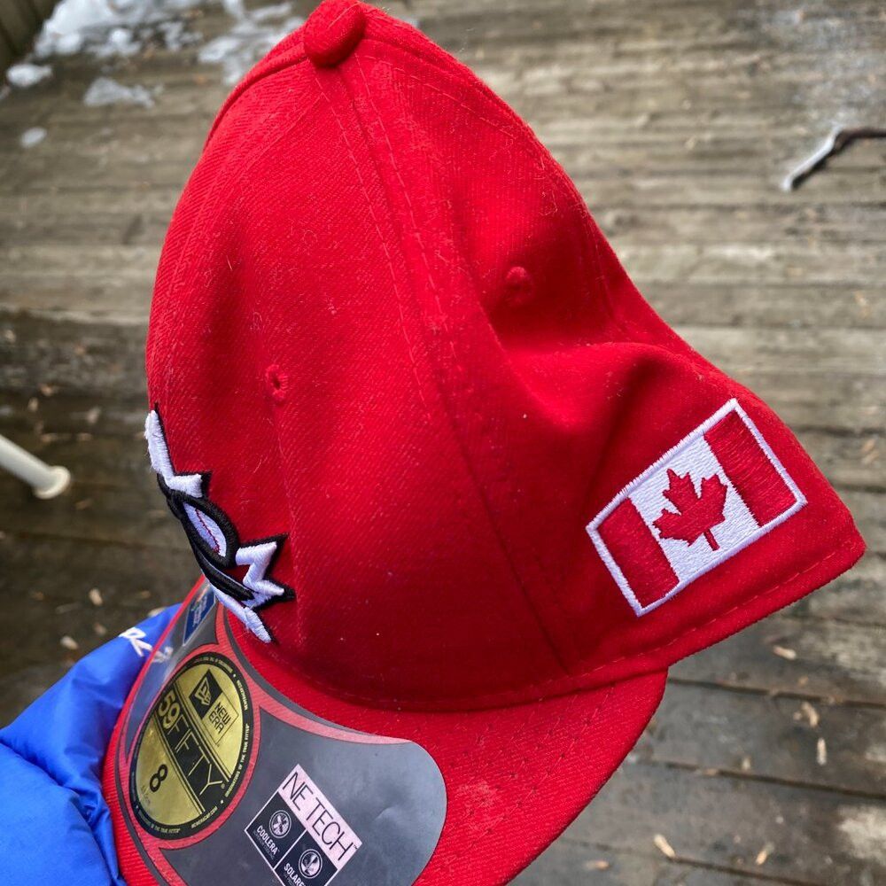 New Era MLB New Era Canada Baseball Embroidered Cap Hat Red Size ONE SIZE - 6 Thumbnail