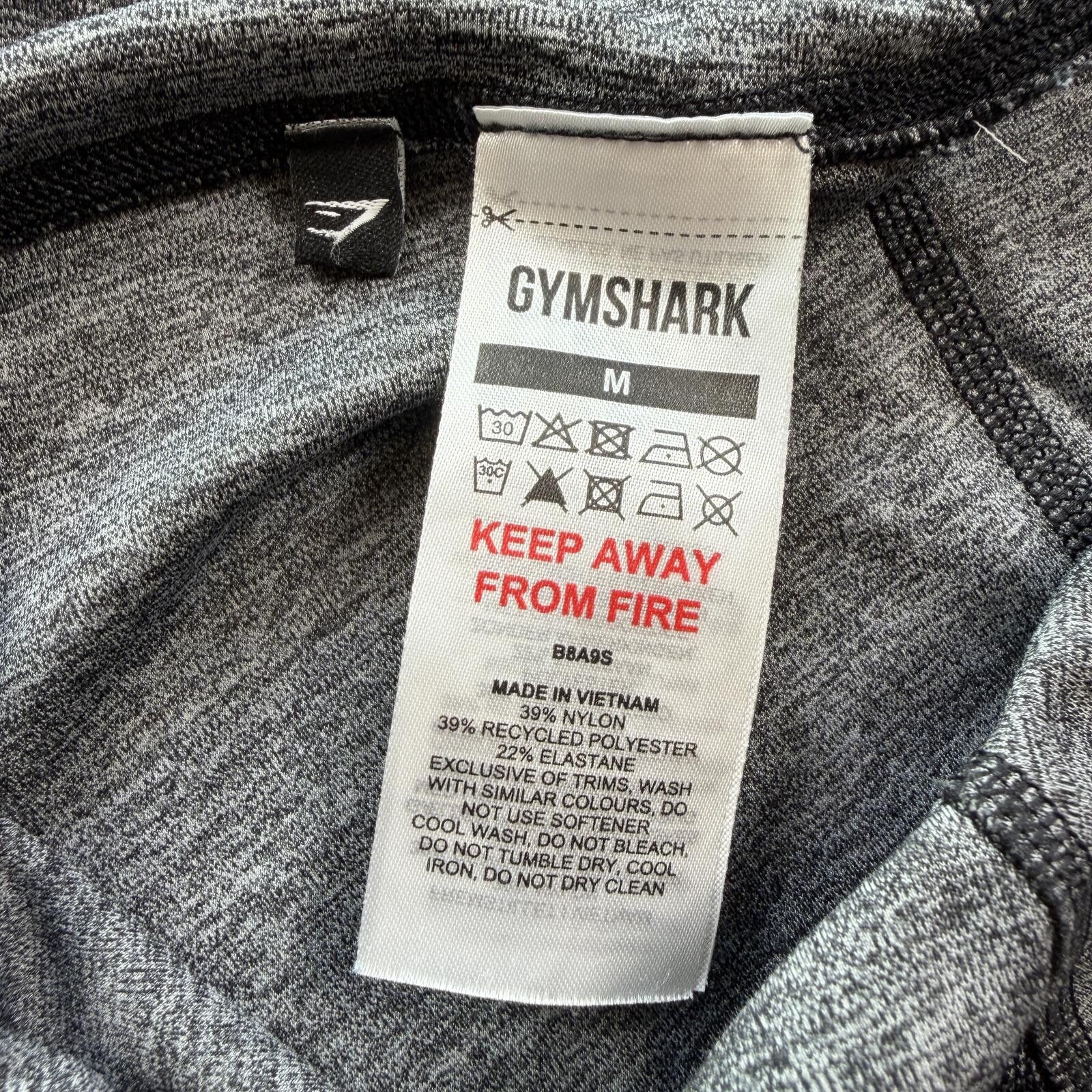 Gymshark Gymshark Grey Seamless Leggings Womens Medium High Rise Gym Size 32" / US 10 / IT 46 - 3 Thumbnail