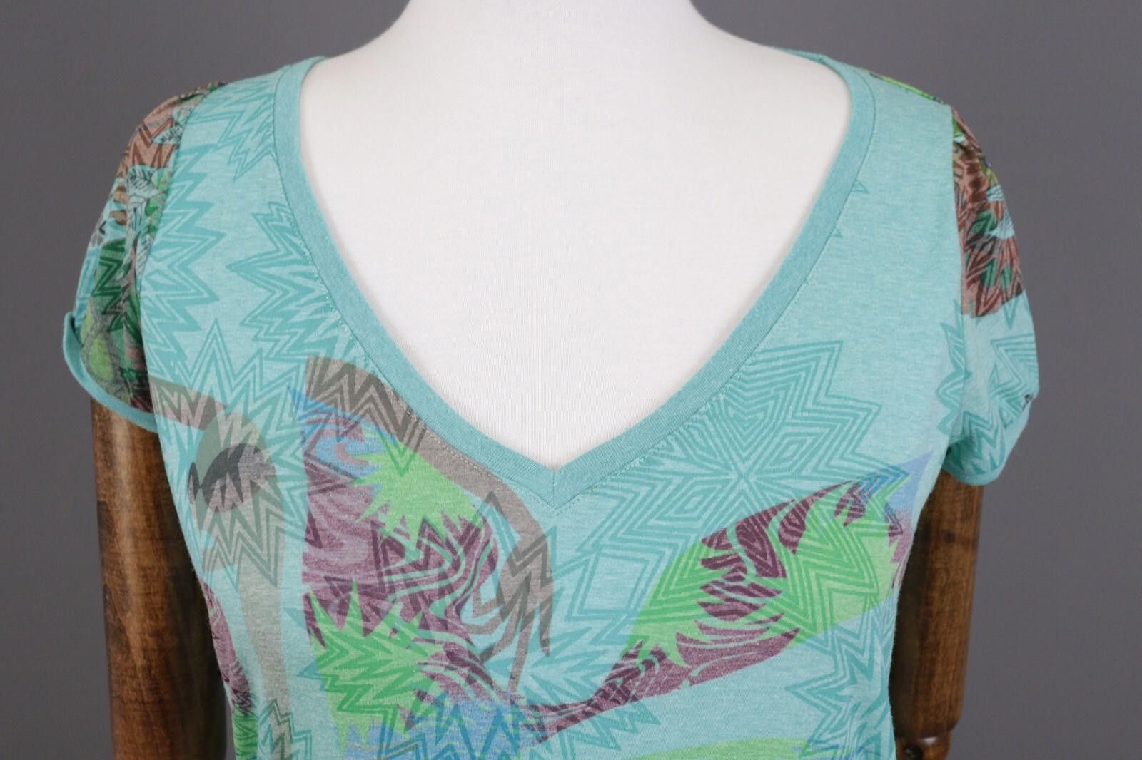 Custo Barcelona CUSTO BARCELONA Geometric Short Sleeve Top Shirt Size 1 / S Size M / US 6-8 / IT 42-44 - 5 Thumbnail