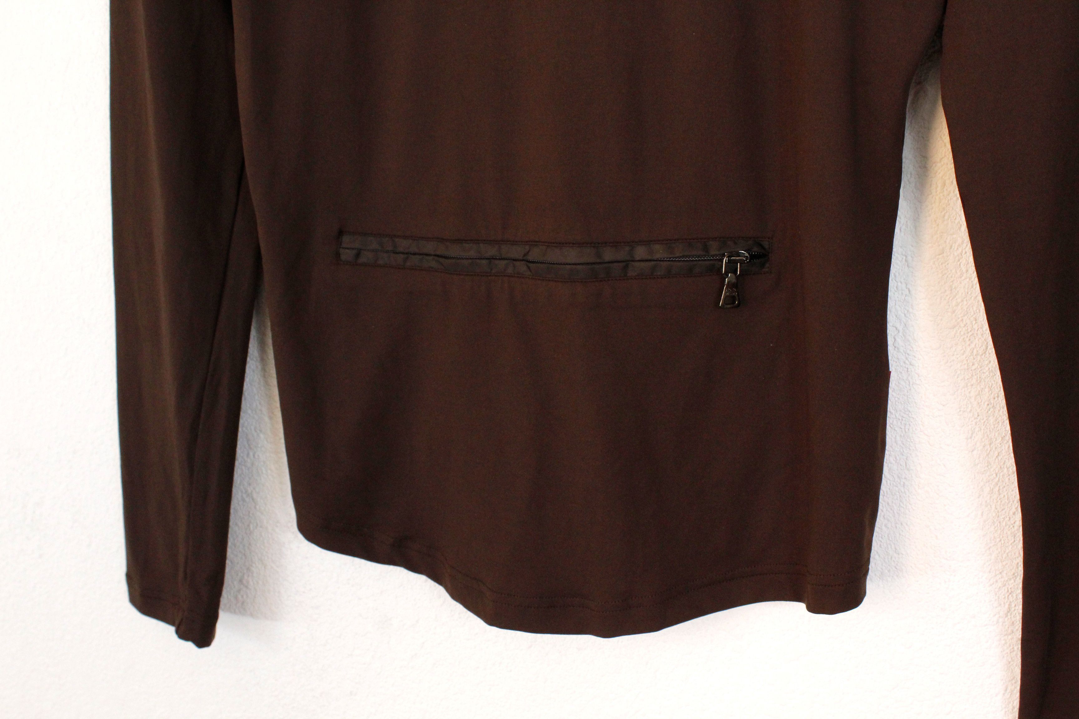 Prada Womens Prada Rubber Logo Nylon Turtleneck Pullover Sweater Size M / US 6-8 / IT 42-44 - 5 Thumbnail