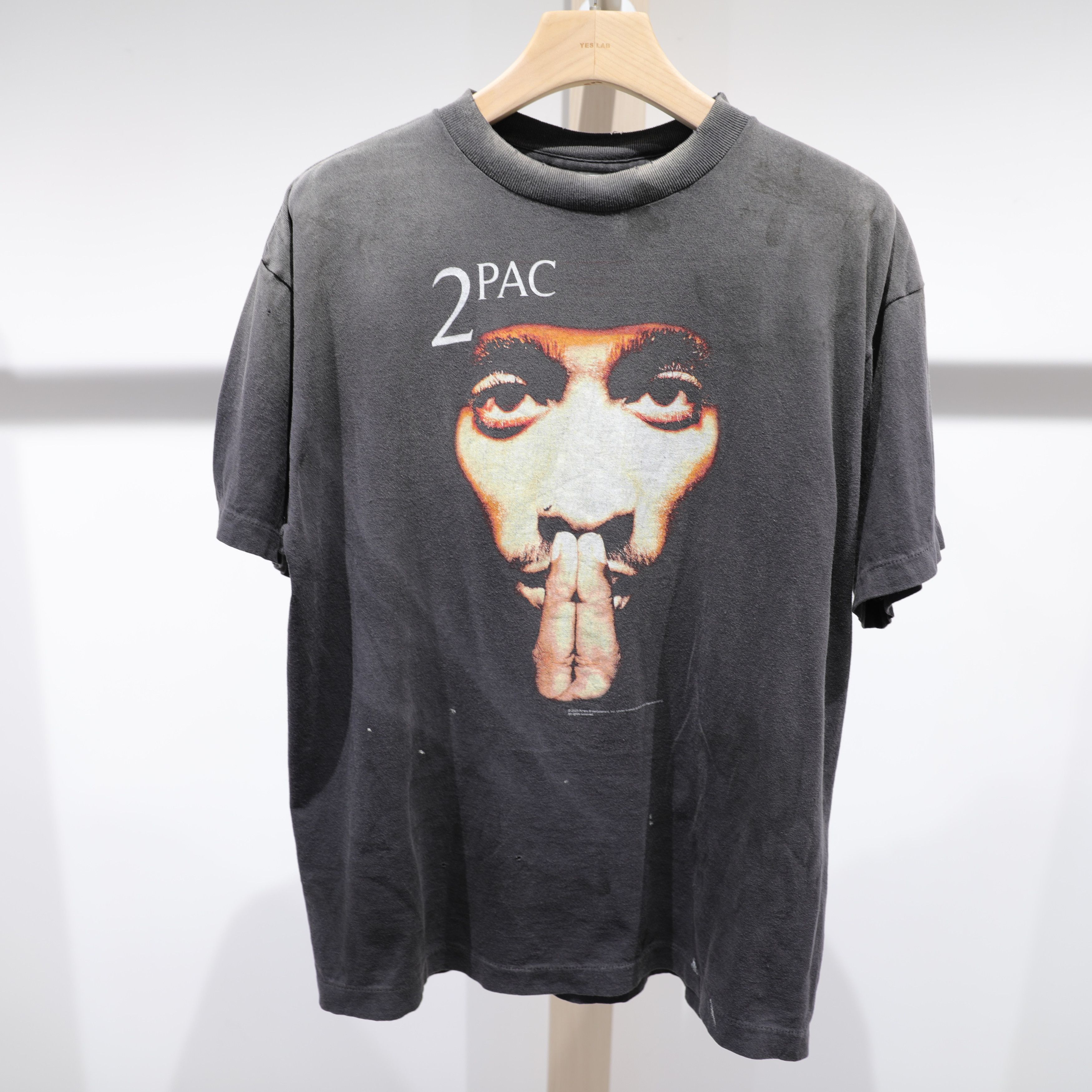 Saint Michael Saint Mxxxxxx 2pac Vintage Black Tee Size US XL / EU 56 / 4 - 1 Thumbnail