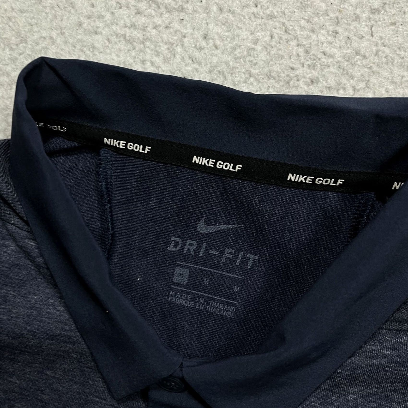 Nike Nike Polo Shirt Mens M Dri-Fit Ryder Cup 2020 Golf Whistling Straits Long Sleeve Blue Polo Shirt Nike Dri-FIT Mens M Casual Golf Clothing Size US M / EU 48-50 / 2 - 2 Thumbnail