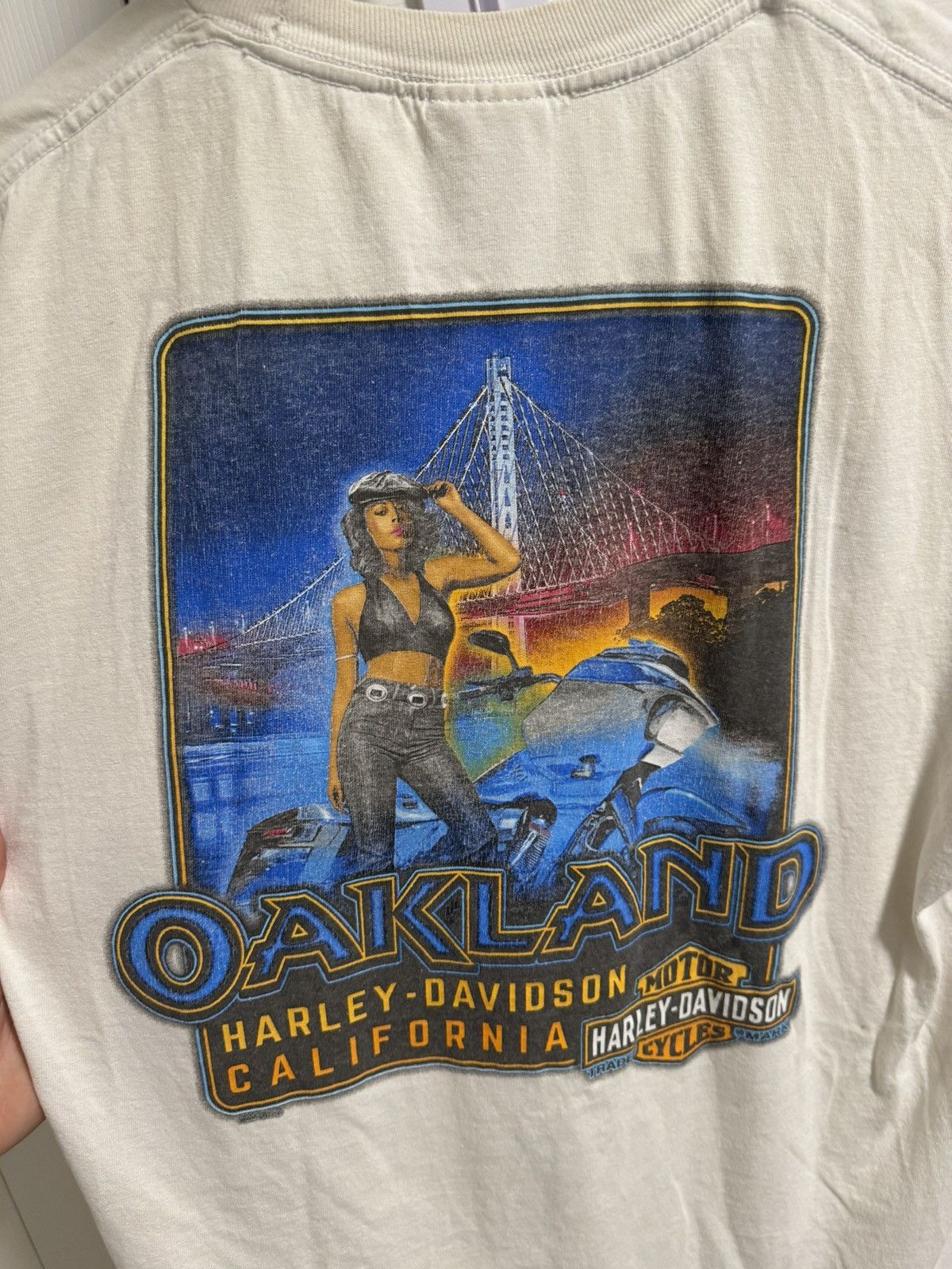 Harley Davidson Harley Davidson “Oakland” Vintage T-Shirt Size US XL / EU 56 / 4 - 1 Thumbnail
