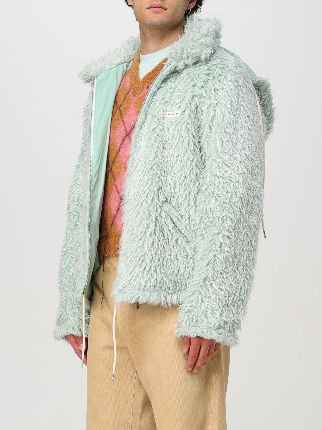 Marni o1w1db11025 Jacket in Green Size US XL / EU 56 / 4 - 2 Thumbnail