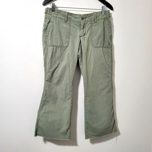 Abercrombie & Fitch Vintage Y2K Abercrombie & Fitch Green Cargo Capri Pants Size 28" / US 6 / IT 42 - 1 Thumbnail