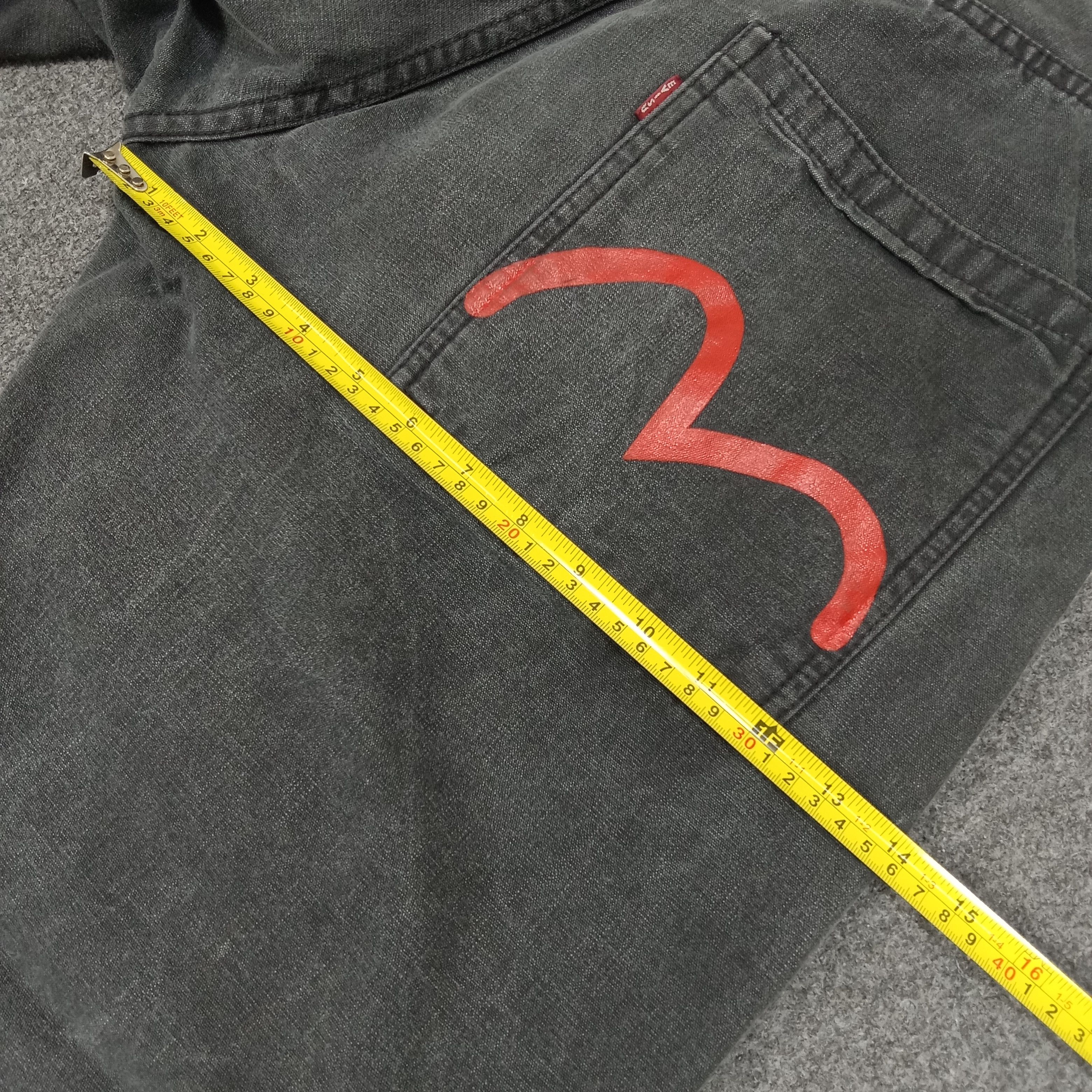 Evisu × Japanese Brand × Vintage Evisu Yamane Japanese Daicock Custom Art Denim Jeans Size US 30 / EU 46 - 12 Thumbnail