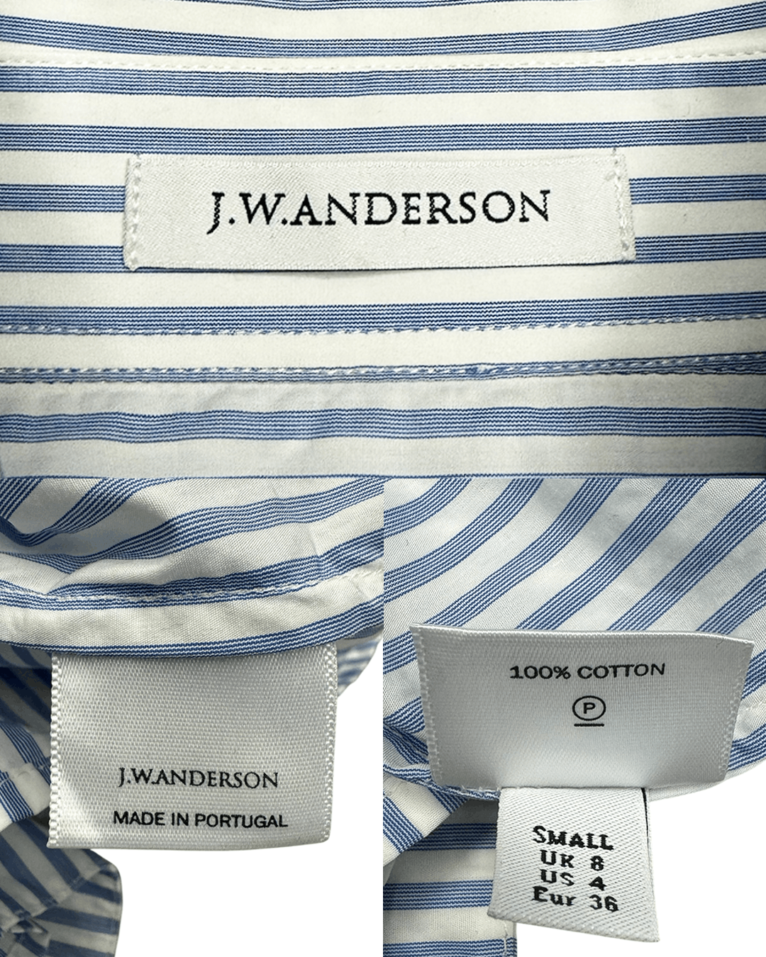 JW Anderson JW Anderson Ribbon Detail Striped Shirt Size S / US 4 / IT 40 - 10 Thumbnail