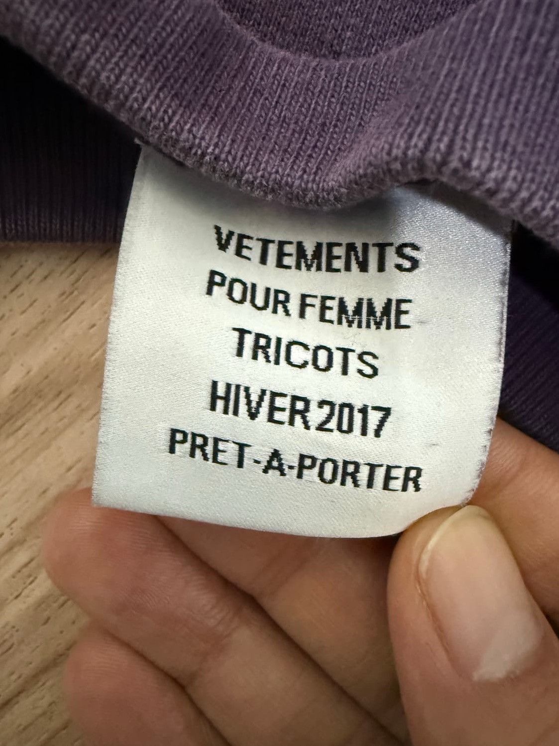 Vetements Vetements Unskinny Sweat Shirt Size US XS / EU 42 / 0 - 2 Thumbnail