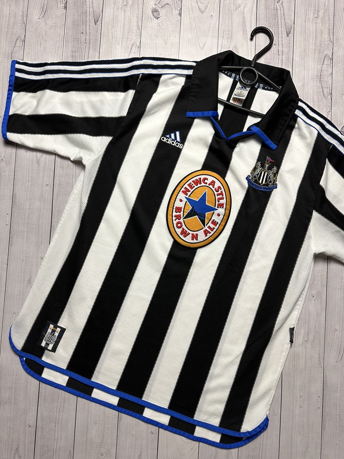 Adidas × Vintage Vintage New Castle United Adidas soccer jersey size M/L Size US M / EU 48-50 / 2 - 2 Thumbnail