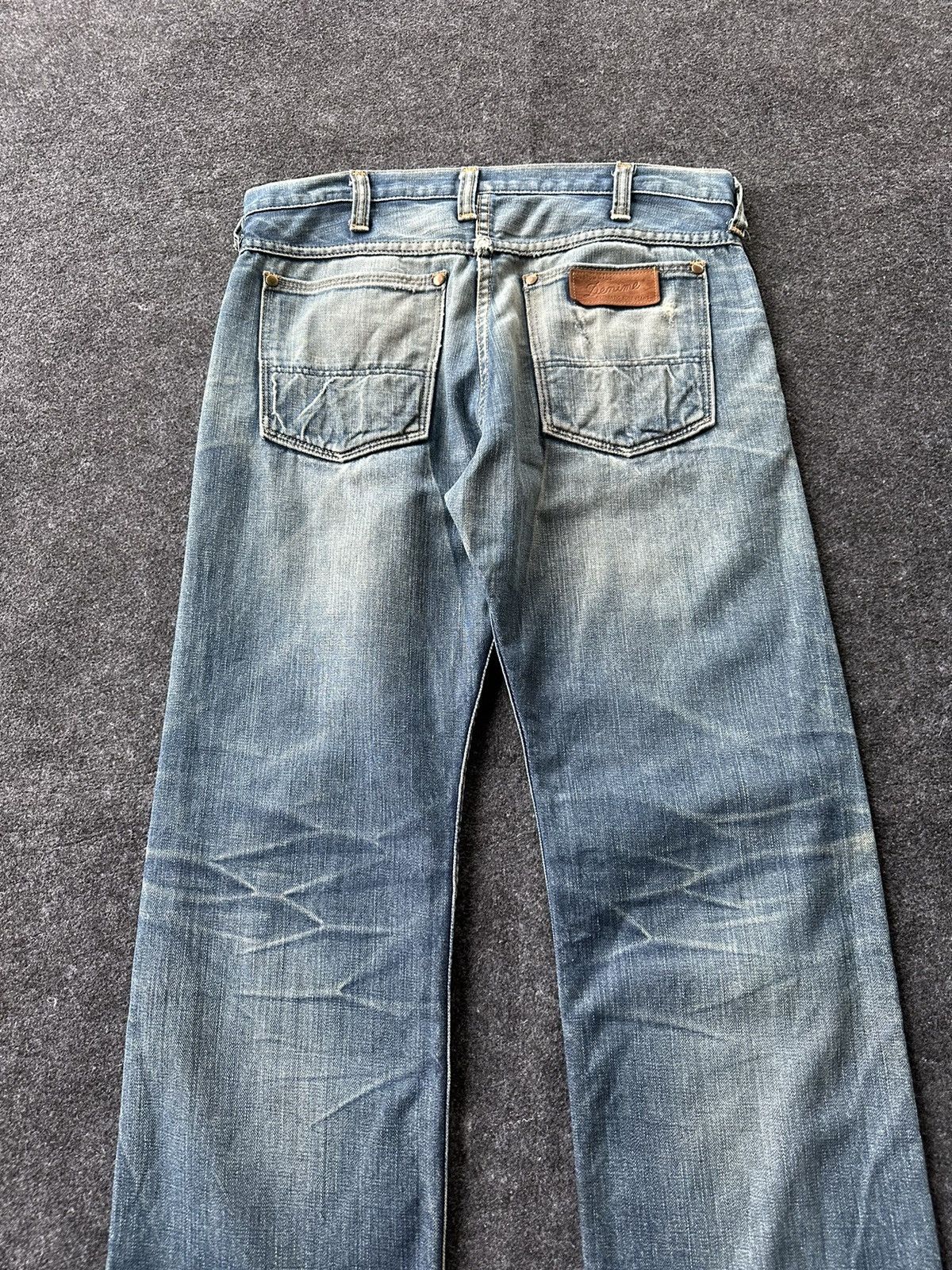 Denime Sale 🔥 Vintage Denime Japan Custom Made 90s Denim D240 Size US 32 / EU 48 - 4 Thumbnail