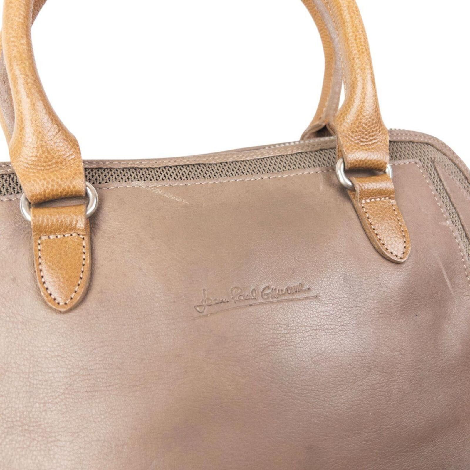 Jean Paul Gaultier Vintage 90s Jean Paul Gaultier Leather Mesh Handbag Size ONE SIZE - 3 Thumbnail