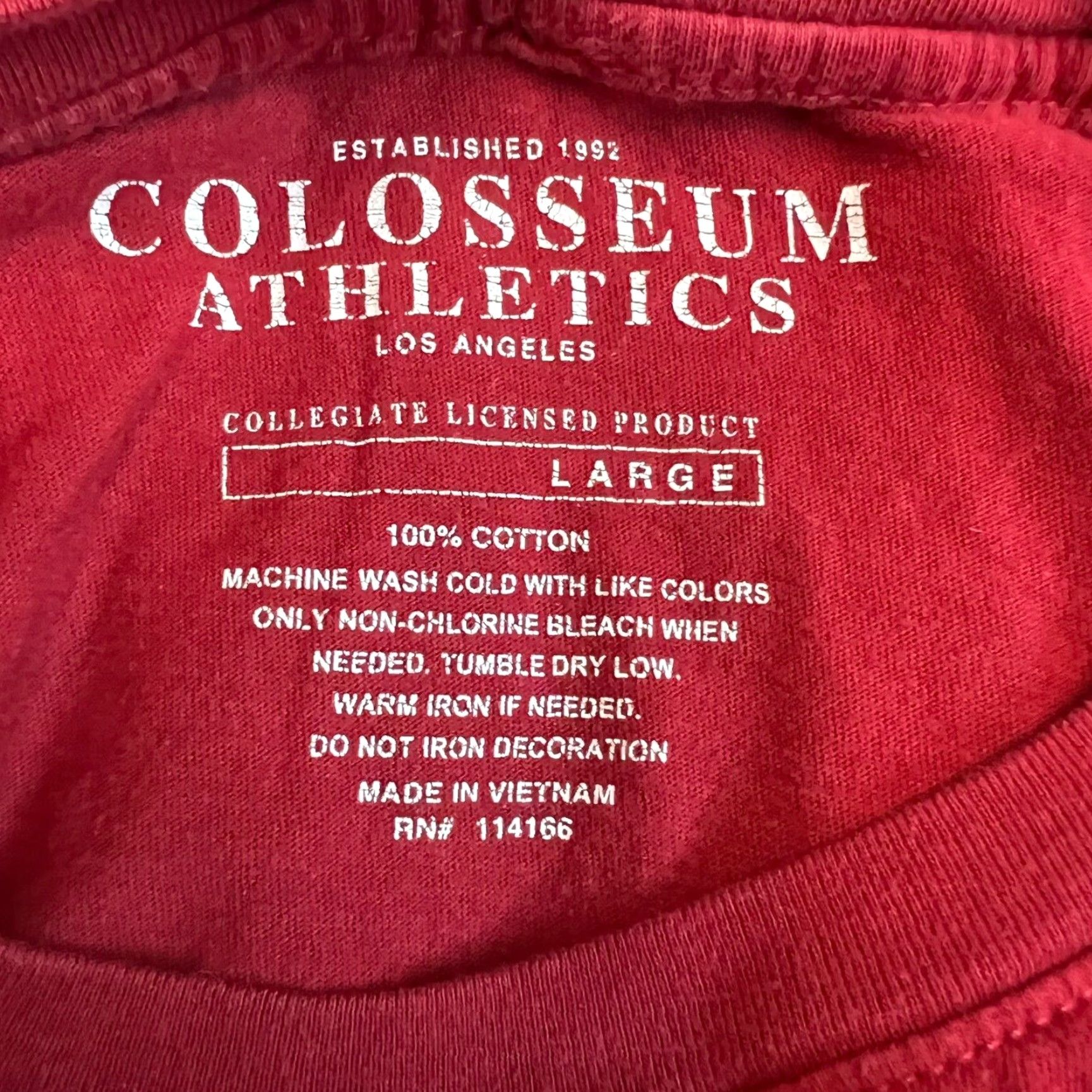 Vintage Alabama Crimson Tide Colosseum T-Shirt Mens Size L Red Graphic Print University Logo Size US L / EU 52-54 / 3 - 5 Thumbnail