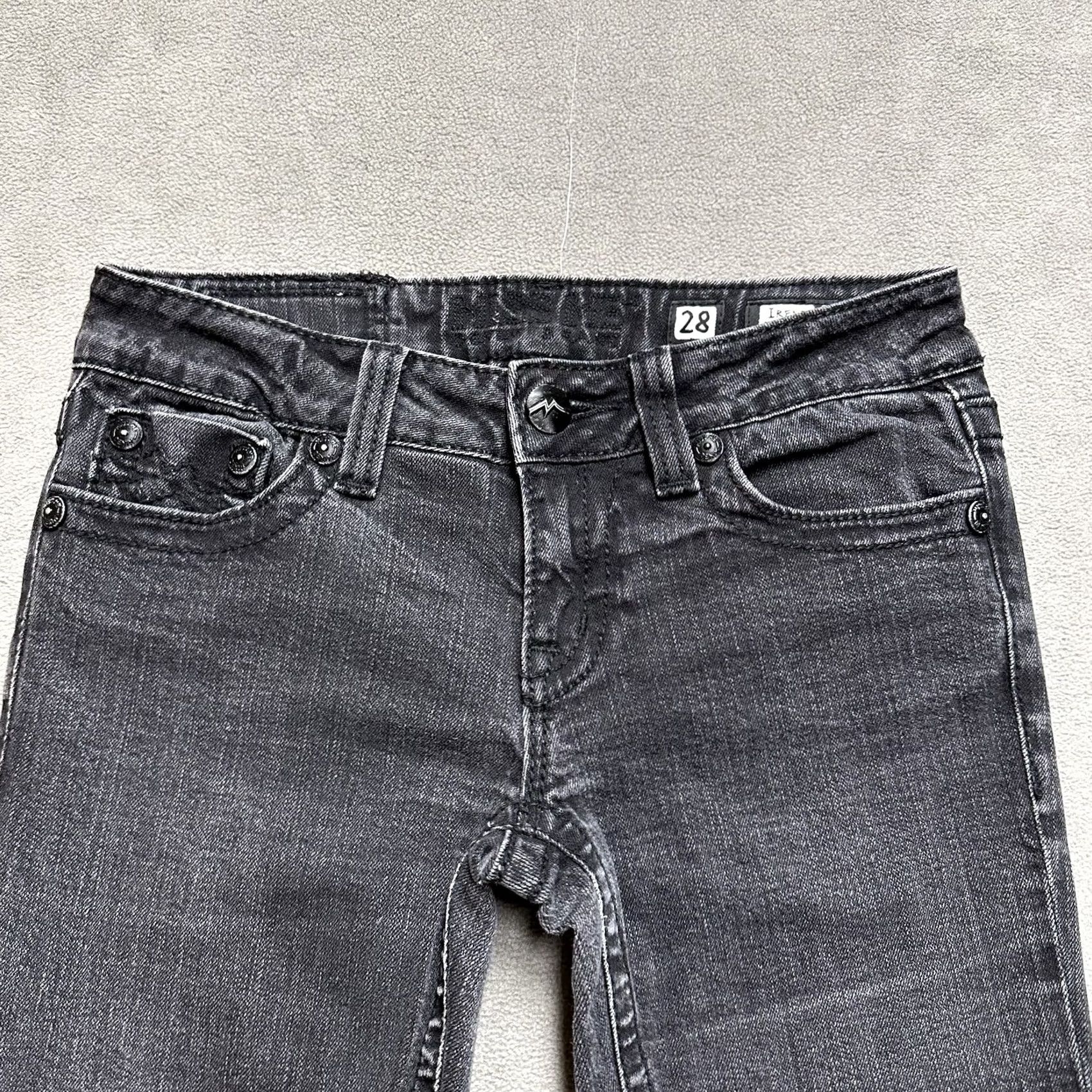Miss Me Miss Me Jeans Womens Size 28 Black Irene Boot Grunge EUC Size 28" / US 6 / IT 42 - 3 Thumbnail