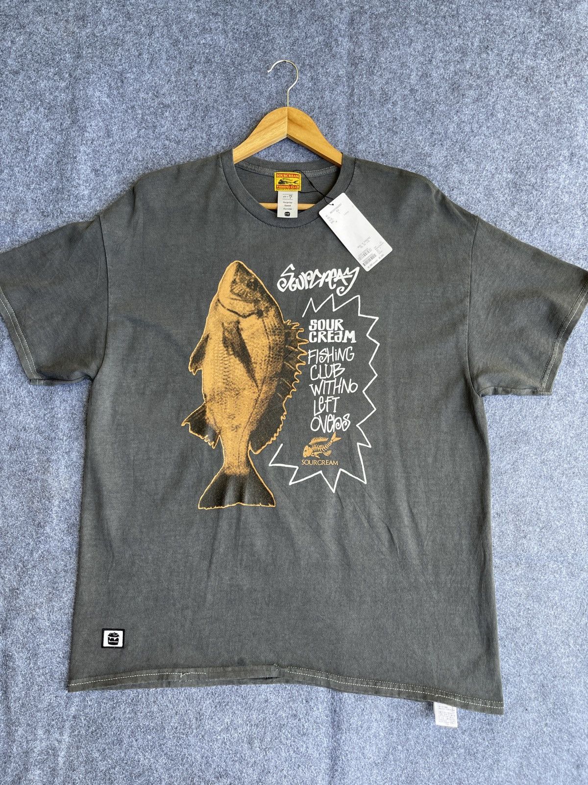 Japanese Brand Rare🔥SOUR CREAM Like Stussy Tee Size US XL / EU 56 / 4 - 12 Thumbnail