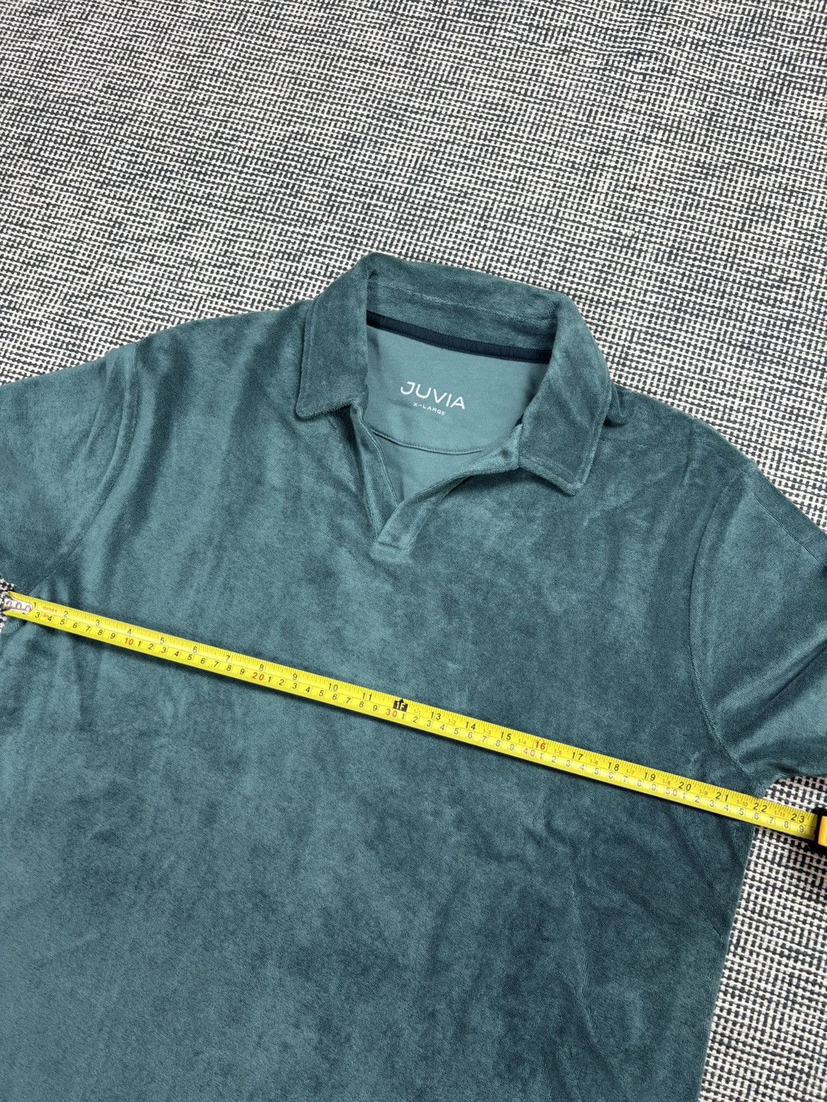 Other Juvia terry cloth polo shirt designer rrp 139€ Size US XL / EU 56 / 4 - 5 Thumbnail