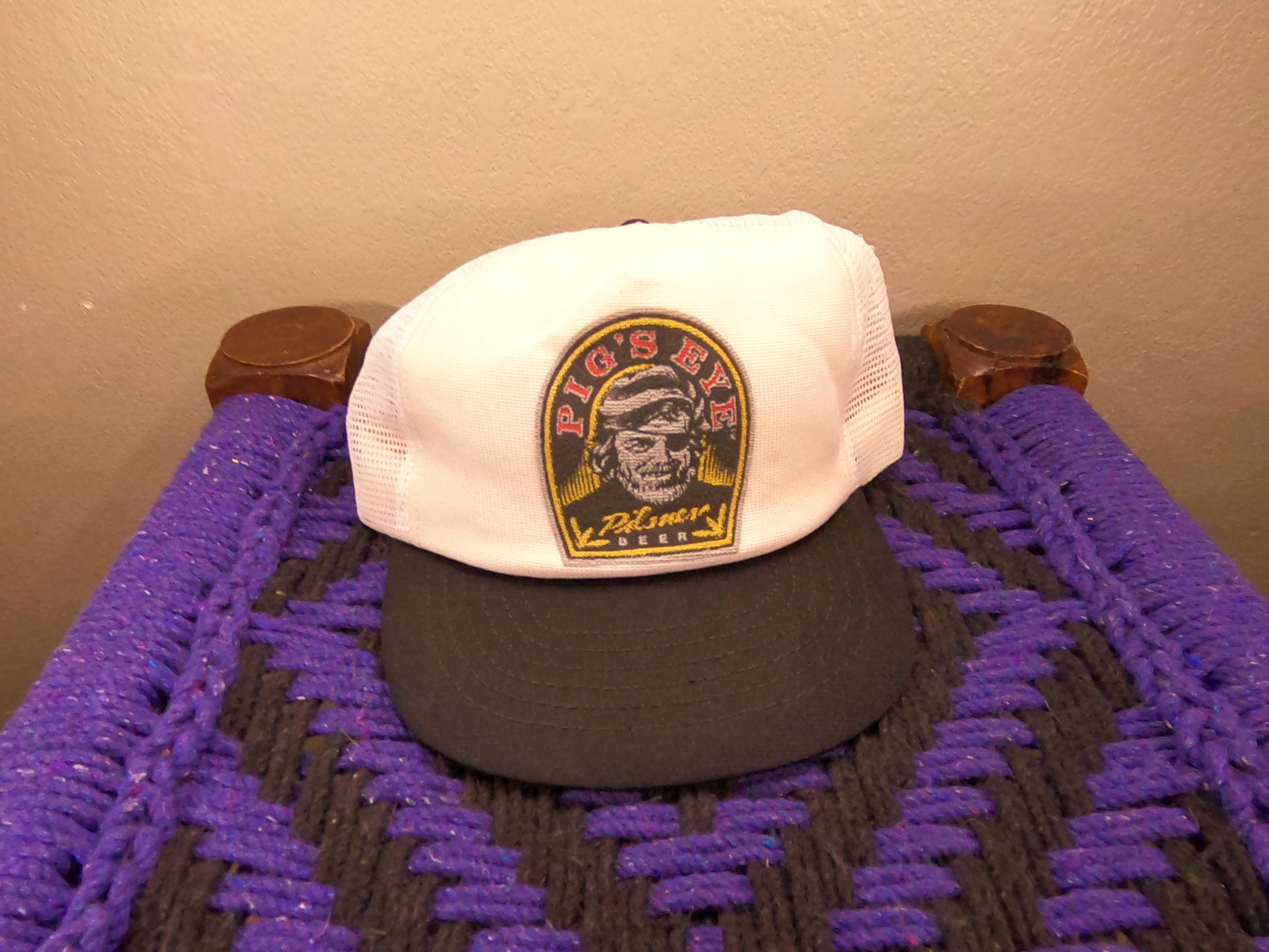Other Vintage Pig's Eye Pilsner Promo Beer Trucker hat Size ONE SIZE - 1 Thumbnail