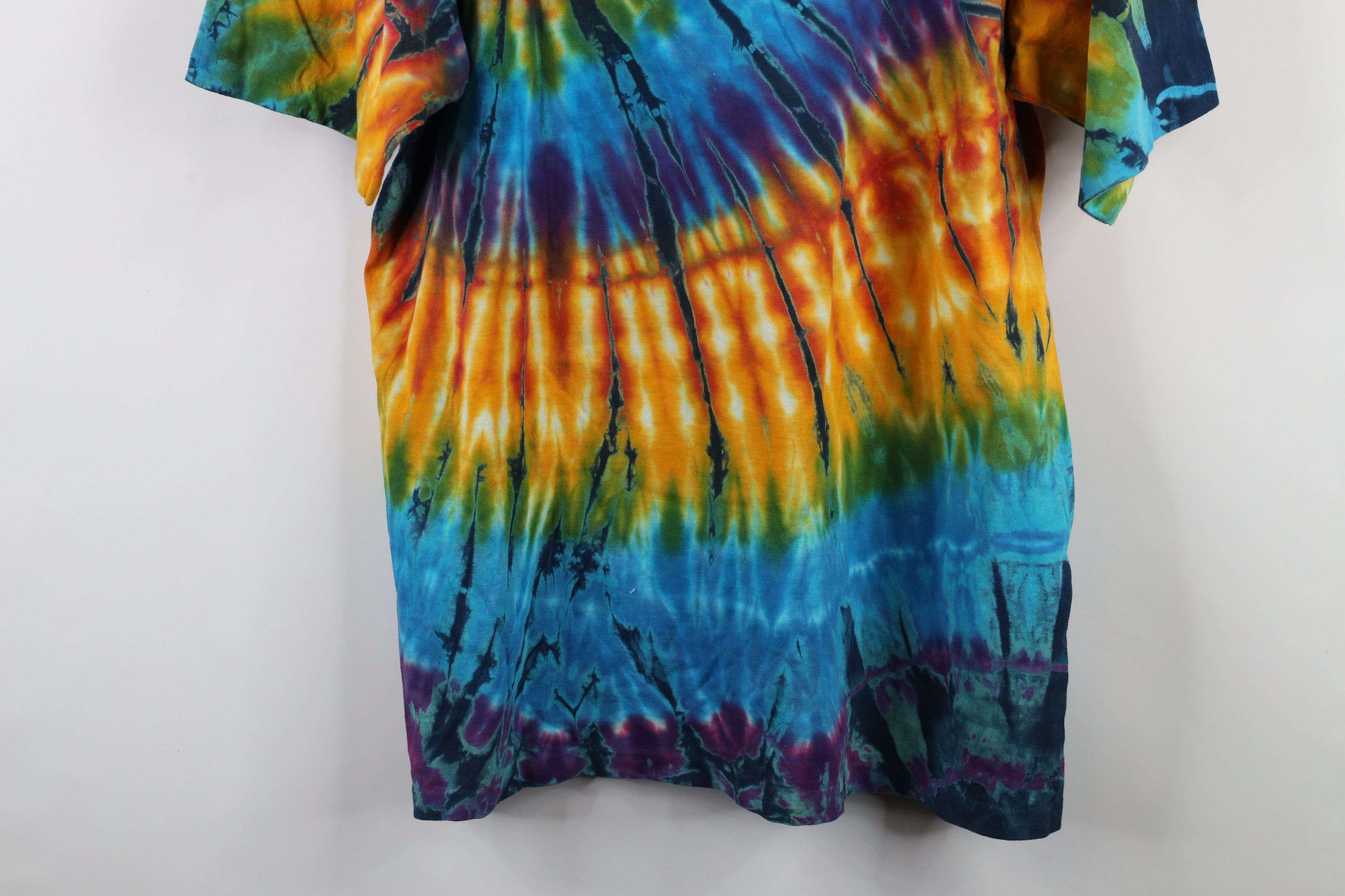 Vintage Vintage Y2K 2003 Oskar Harmonicas Rainbow Tie Dye T-Shirt US Size US XL / EU 56 / 4 - 10 Thumbnail
