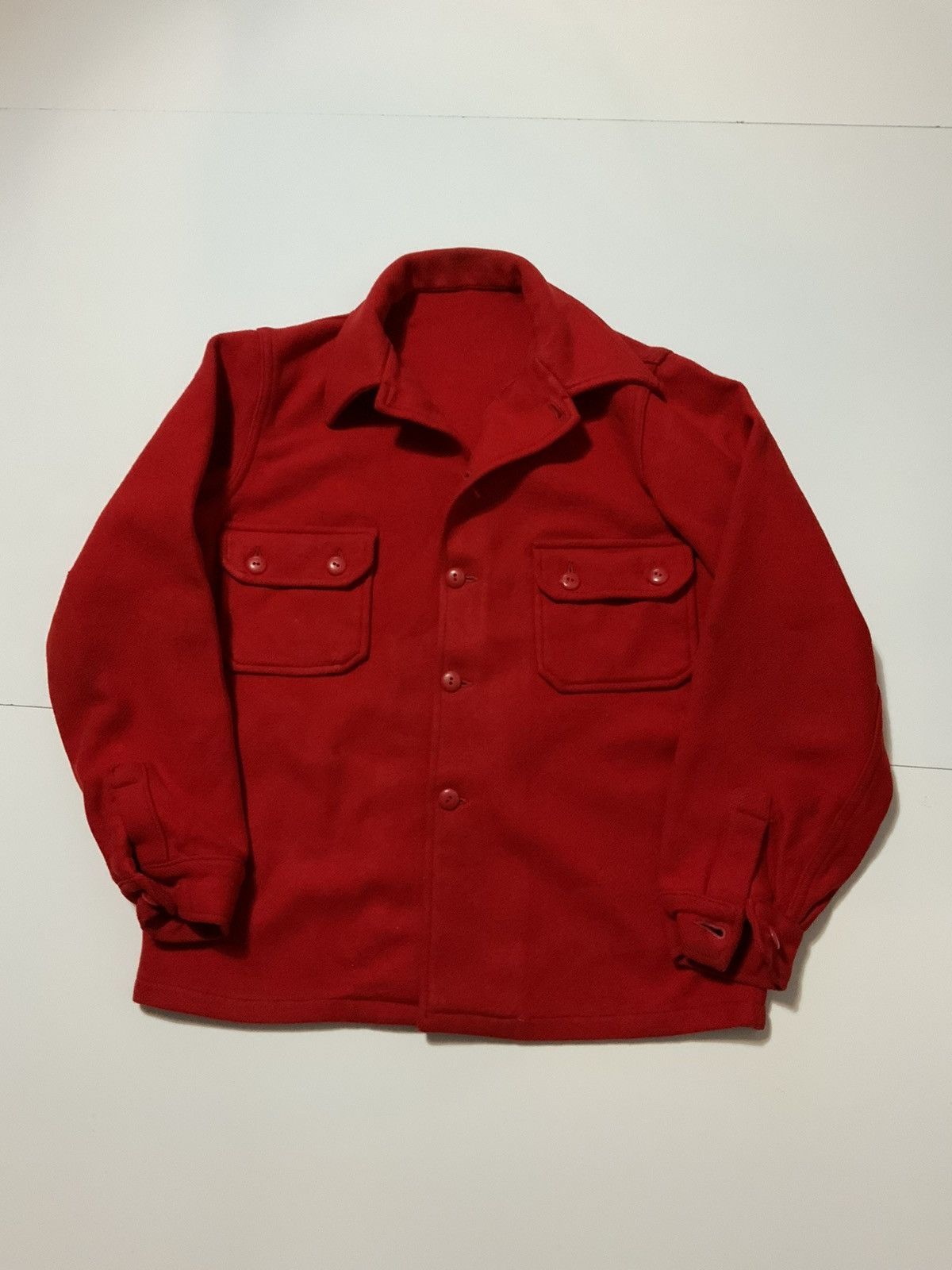 Vintage Vintage BSA Boy Scouts Wool Uniform Shacket Shirt Jacket Size US S / EU 44-46 / 1 - 1 Thumbnail