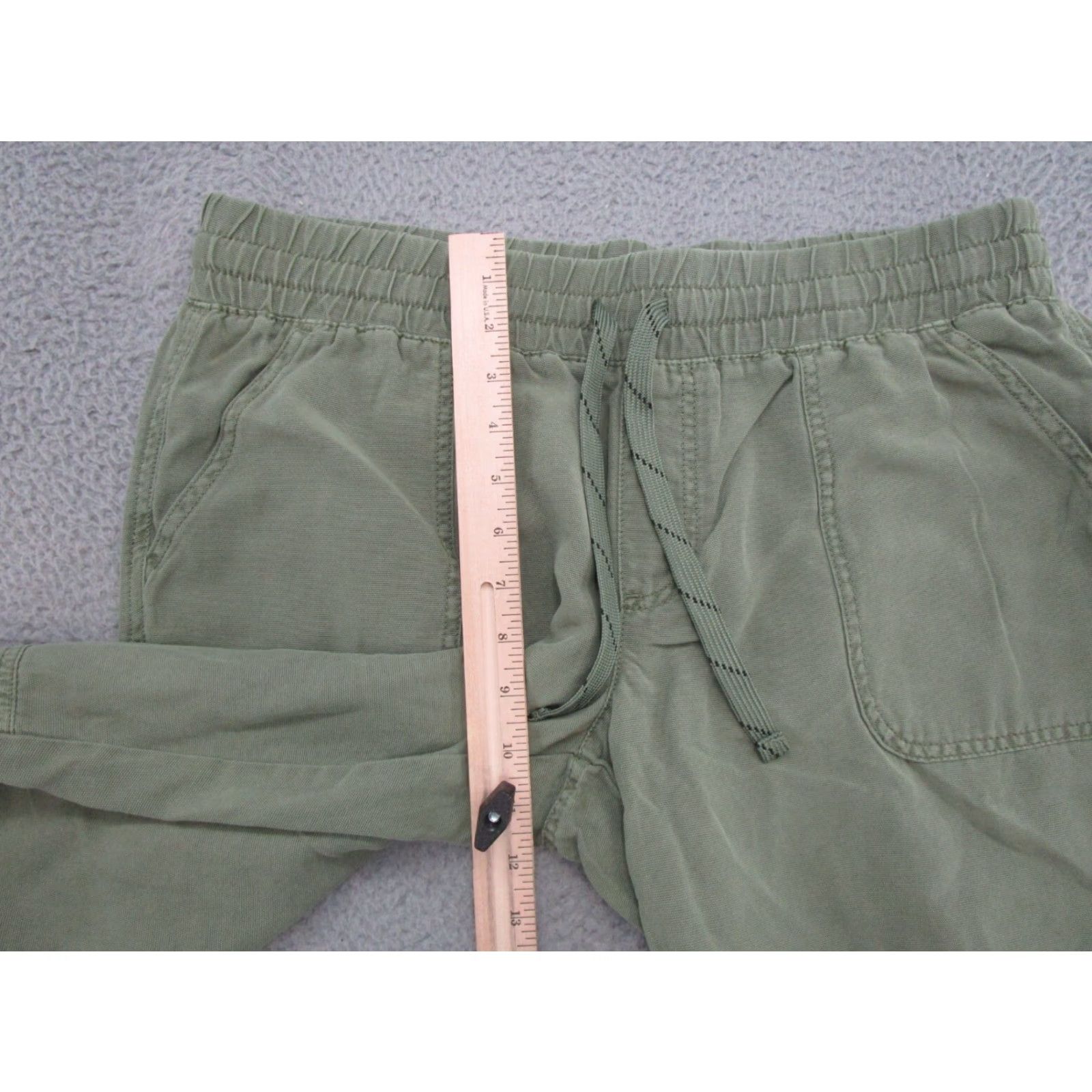 Vintage Maurices Women’s Green Jogger Pants Size 12 Lyocell Blend Elastic Waist Drawstring Size 34" / US 12 / IT 48 - 7 Thumbnail