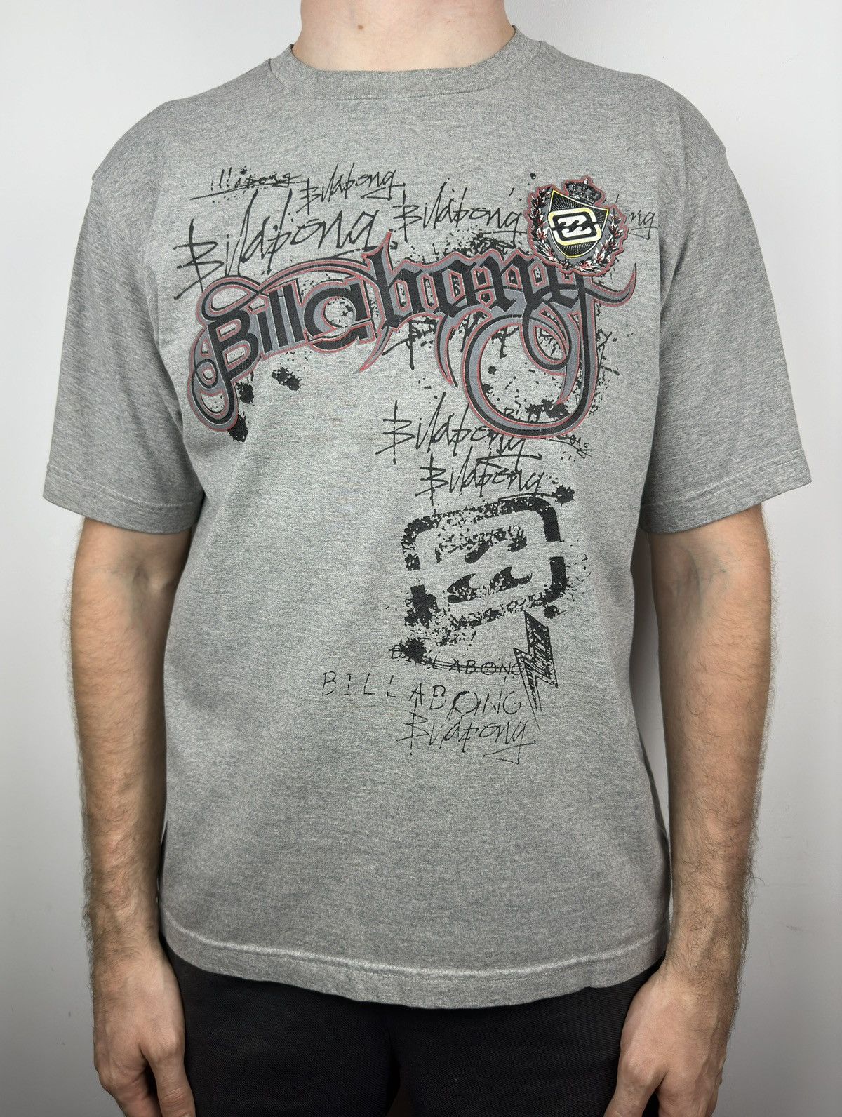 Billabong Y2K Billabong Tribal Graphic T Shirt Tee Size US L / EU 52-54 / 3 - 3 Thumbnail