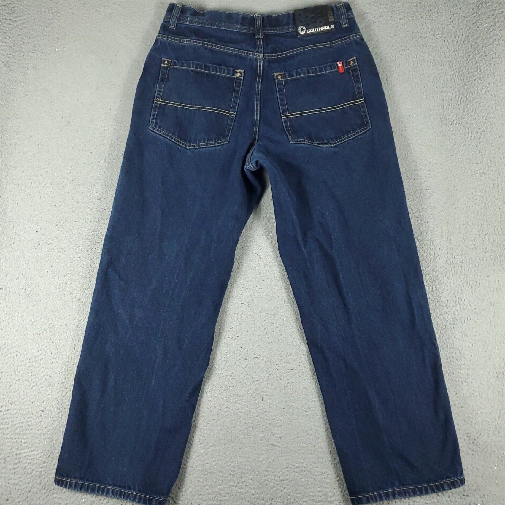 Southpole VINTAGE Southpole Jeans Mens 36x32 Denim Baggy Pants High Rise Relaxed Fit Blue 2000s Size US 36 / EU 52 - 7 Thumbnail