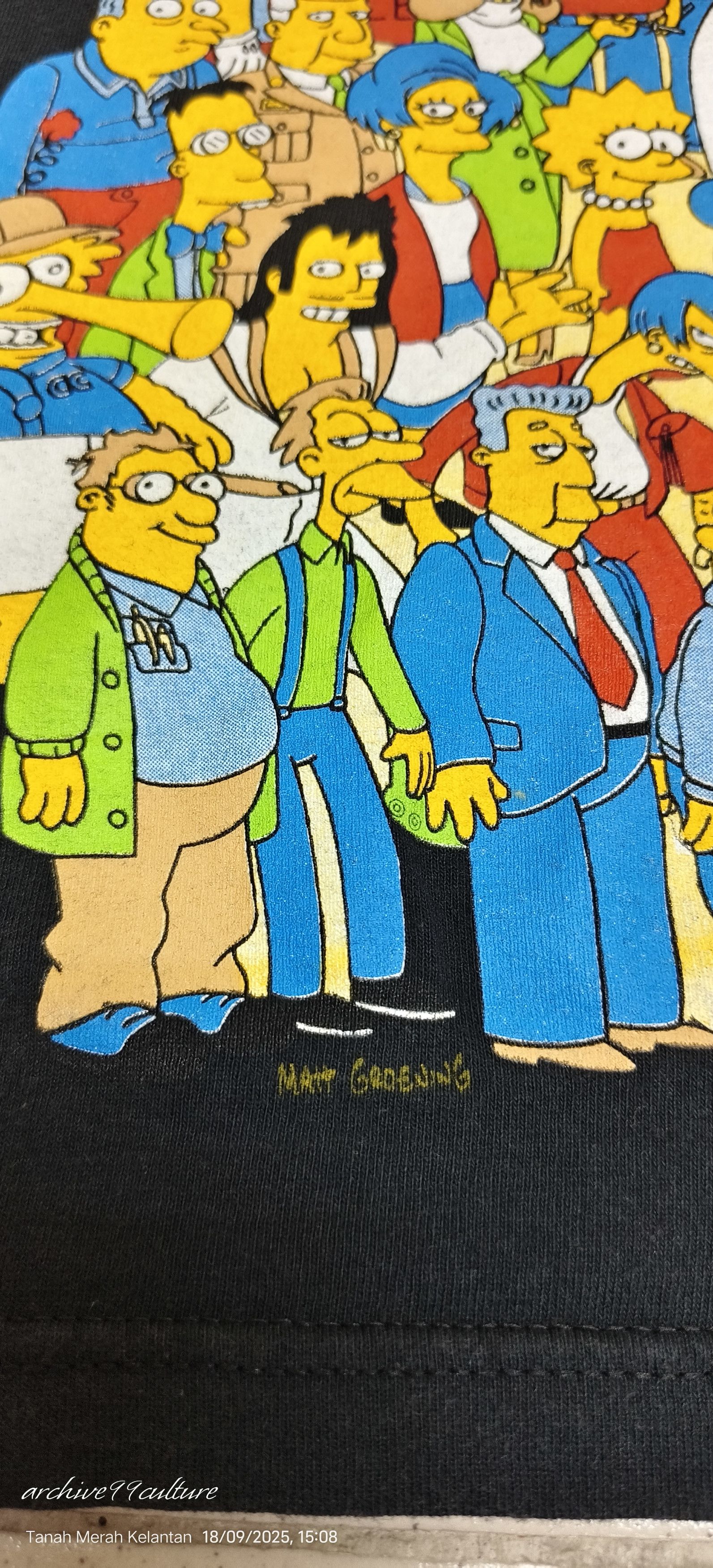 The Simpsons Vintage 2007 Matt Groening The Simpsons AOP TEE Size US S / EU 44-46 / 1 - 7 Thumbnail
