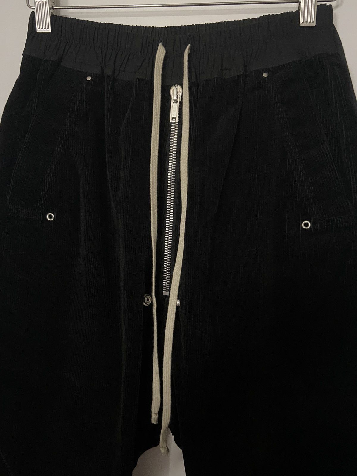 Rick Owens Drkshdw Rick Owens Drkshdw Corduroy Bela Drop Crotch Pants Size US 30 / EU 46 - 6 Thumbnail