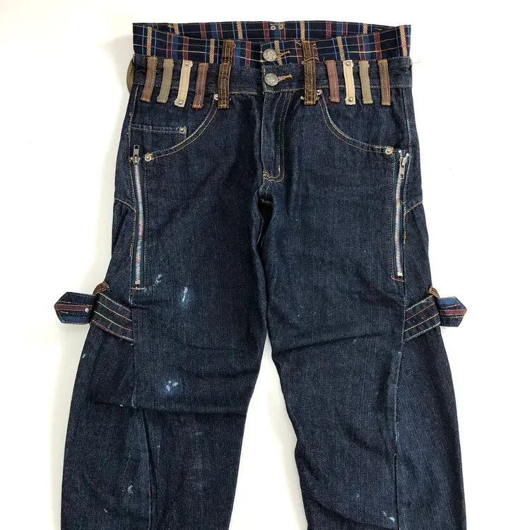 Japanese Brand Breathmint Double Waist ifsixwasnine Denim Pants Size US 31 - 2 Thumbnail