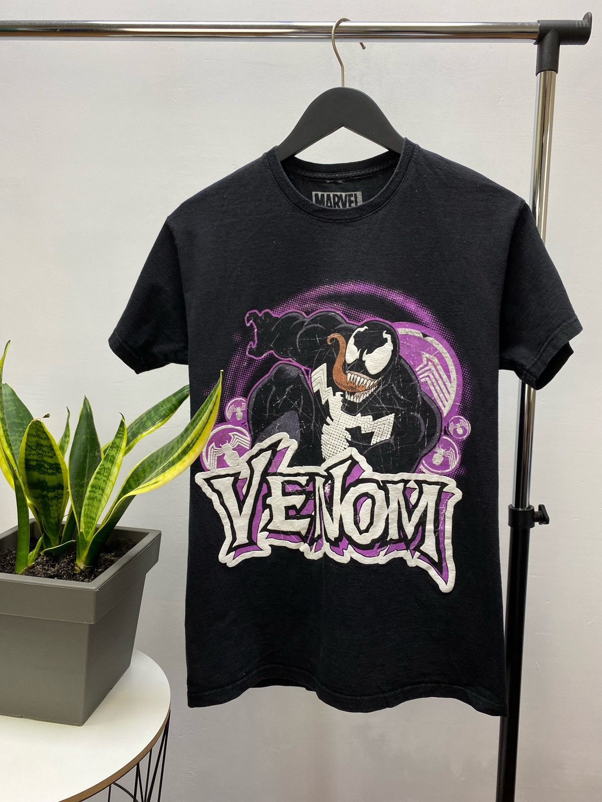 DC Comics × Marvel Comics Marvel Venom Graphic Big Logo T Shirt Size US L / EU 52-54 / 3 - 1 Thumbnail