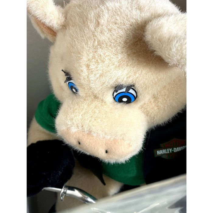Harley Davidson Vintage NEW 1999 Harley Davidson Plush Hog Riding ...