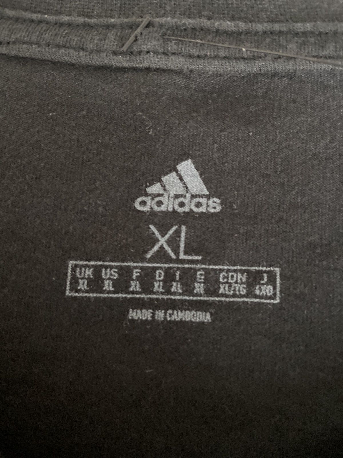Adidas × Designer ADIDAS x FC REAL MADRID Short Sleeve Black Soccer Shirt XL Size US XL / EU 56 / 4 - 7 Thumbnail