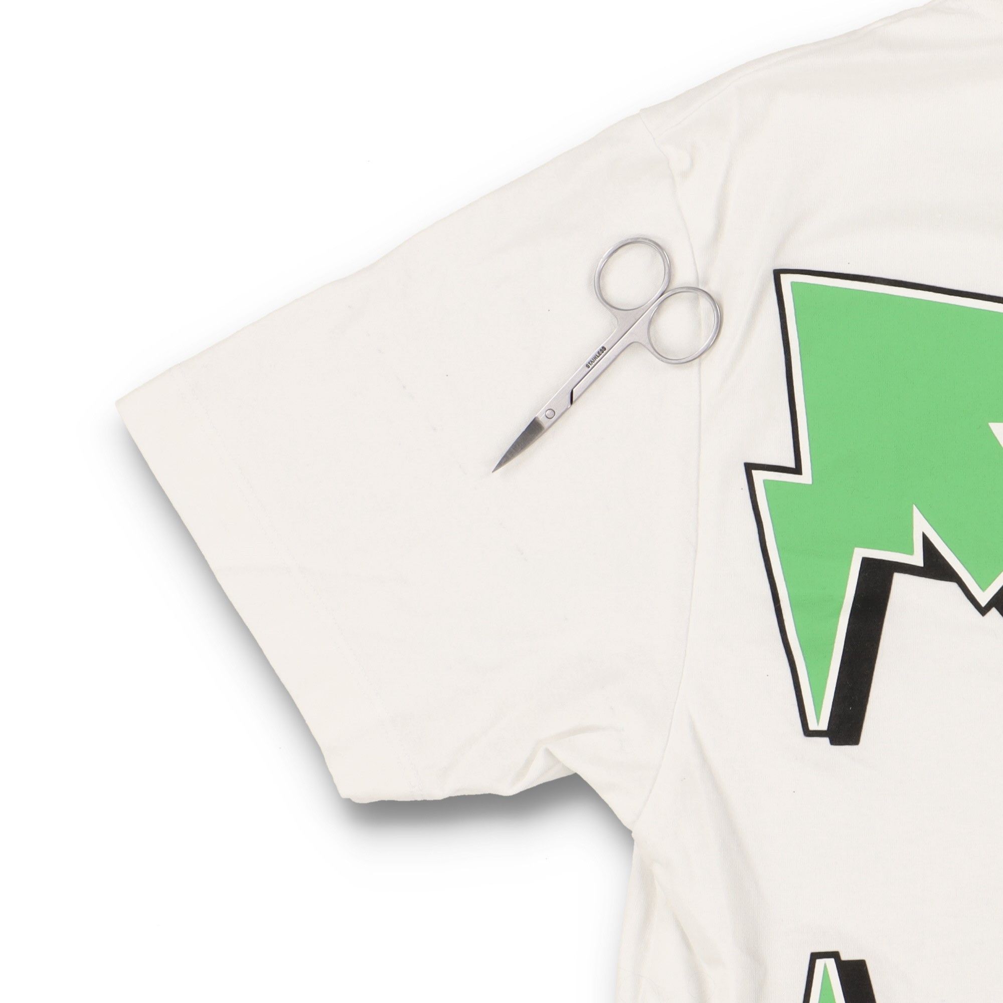 Off-White White Lighting Bolt Arrows Logo T-Shirt Size XS / US 0-2 / IT 36-38 - 4 Thumbnail
