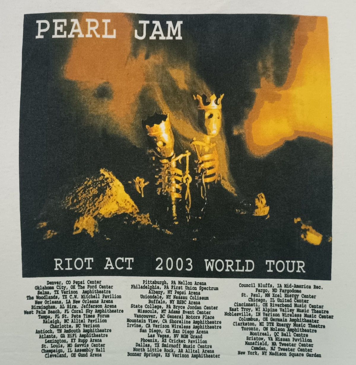 Band Tees Vintage Pearl Jam Size US XL / EU 56 / 4 - 5 Thumbnail