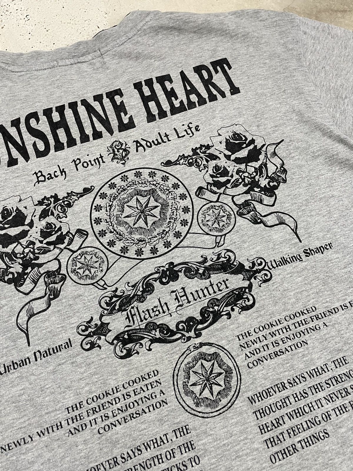 Japanese Brand City Natural Photo City Life Sunshine Poem Layered Tee Size US L / EU 52-54 / 3 - 13 Thumbnail