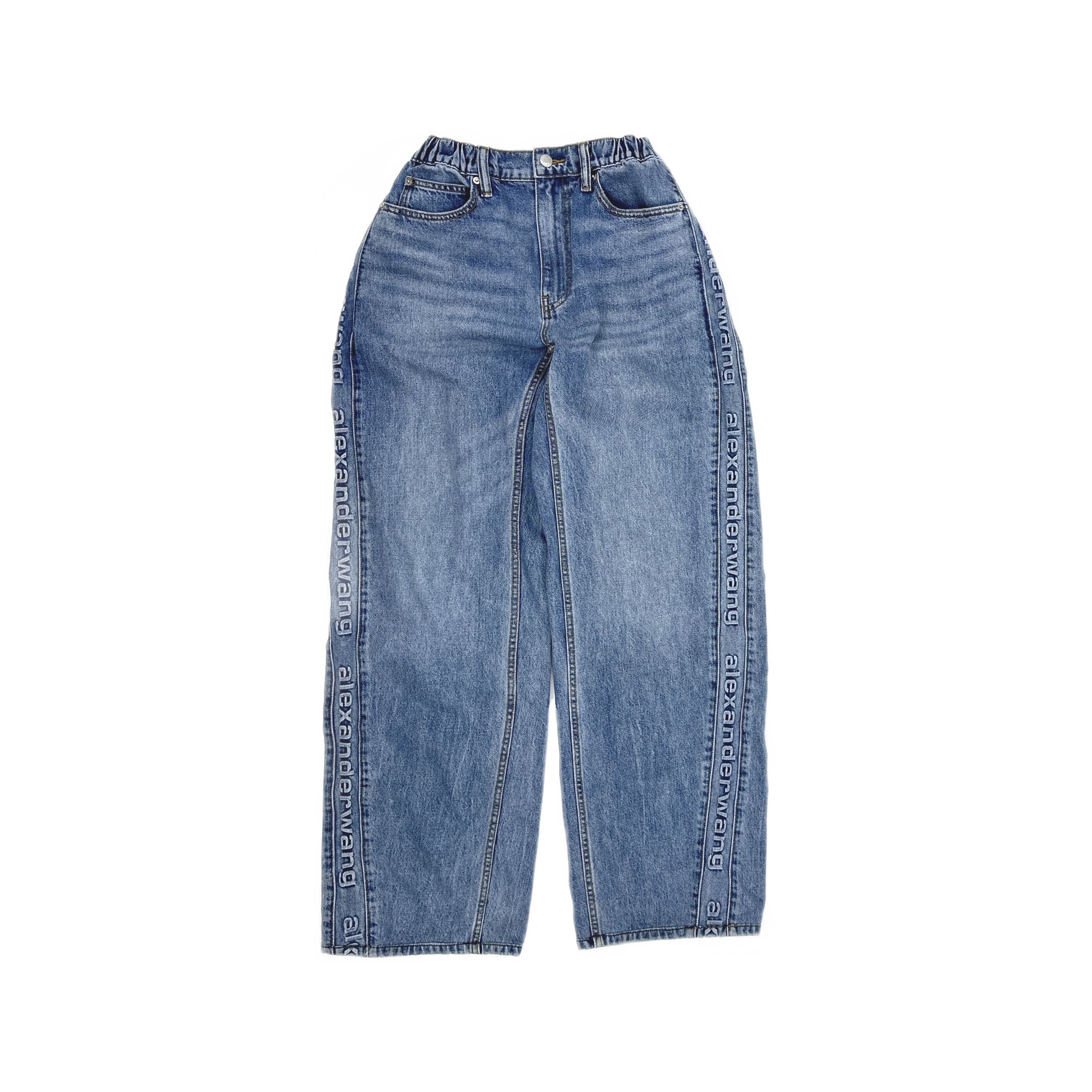 Alexander Wang Alexander Wang Logo Side Jeans Size 24 Size 24" / US 00 / IT 34 - 1 Thumbnail
