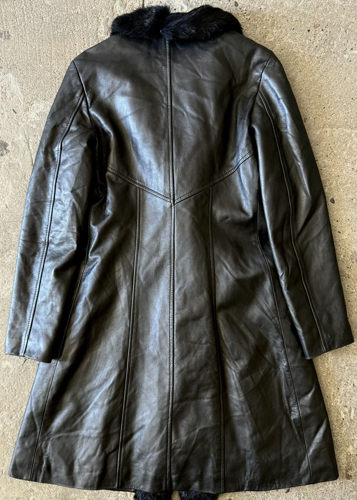 Hermes Vintage Archive Hermes -Maison Margiela - Fur -Leather Coat Size M / US 6-8 / IT 42-44 - 16 Thumbnail