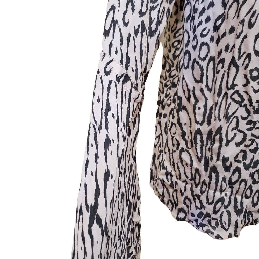 L'AGENCE L'Agence Women's Size XS Pale Pink & Gray Animal Print Dylan Size XS / US 0-2 / IT 36-38 - 4 Thumbnail