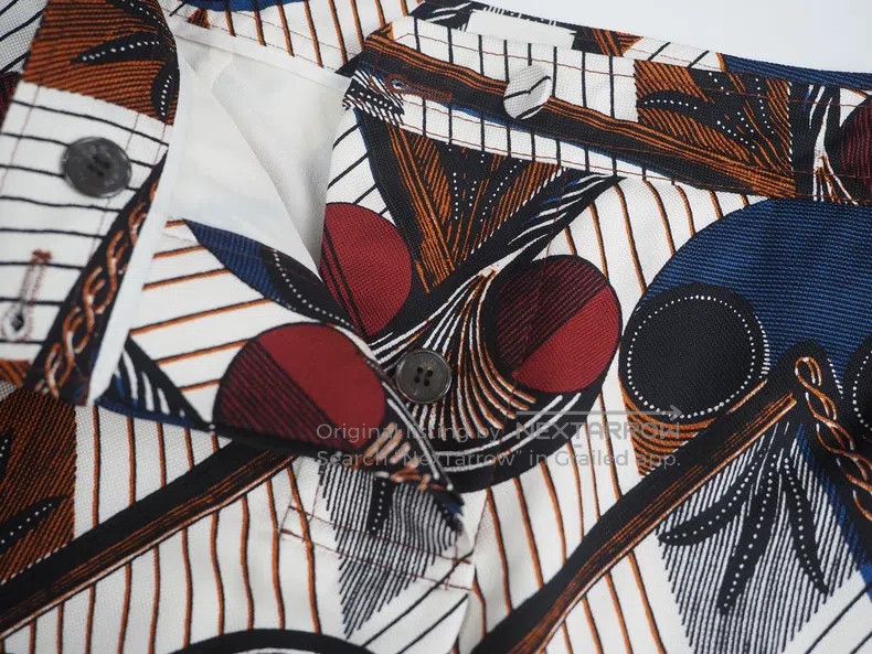 Hermes Hermes Vintage printed silk skirt Size 35" - 4 Thumbnail