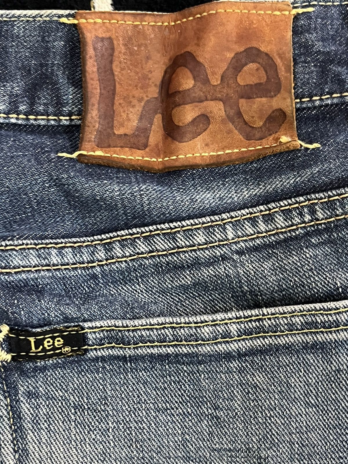 Lee Vintage Lee Riders Faded Clawmark Distressed Denim Size US 30 / EU 46 - 9 Thumbnail