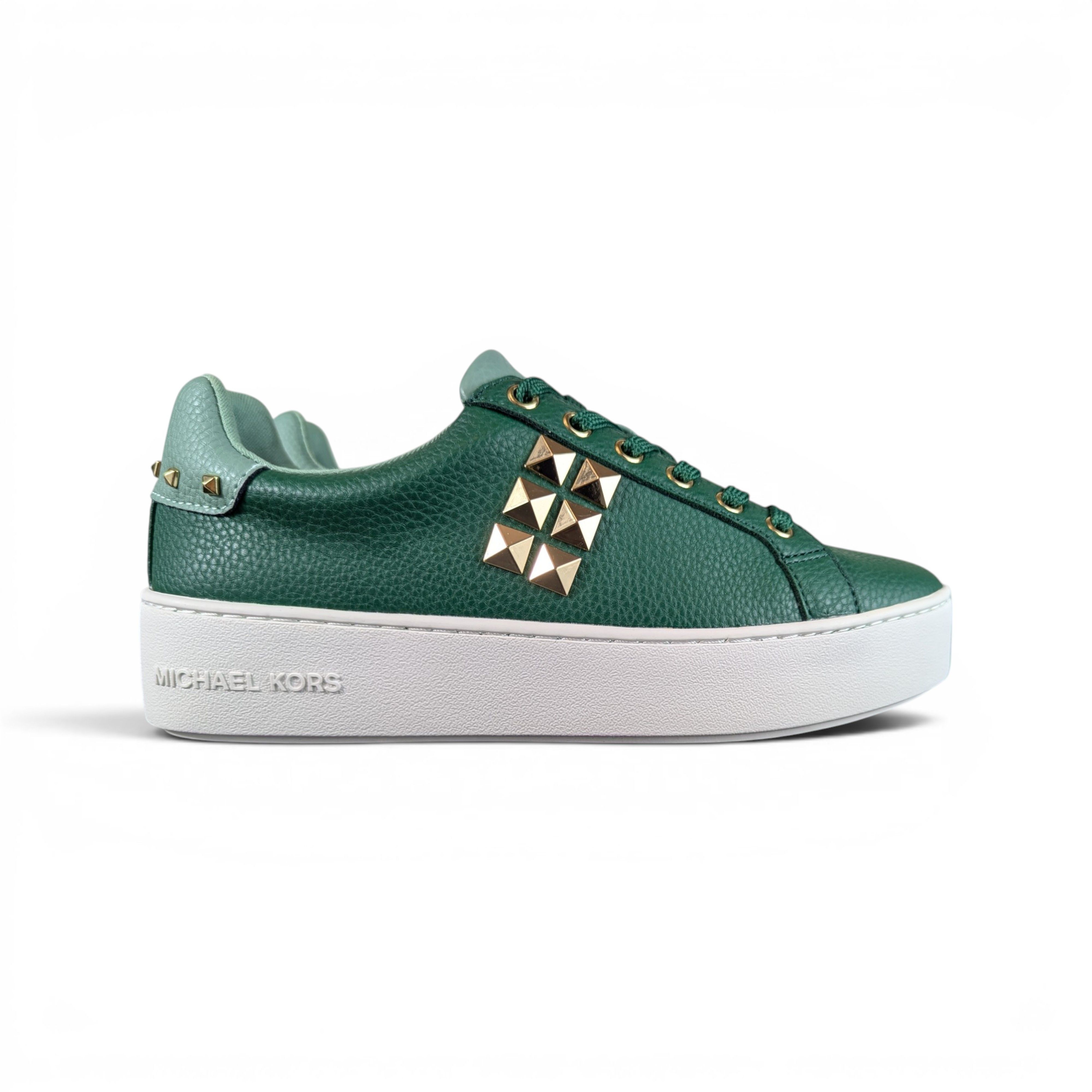 Michael Kors MICHAEL KORS Green Gold Sneakers Size US 7 / IT 37 - 4 Thumbnail