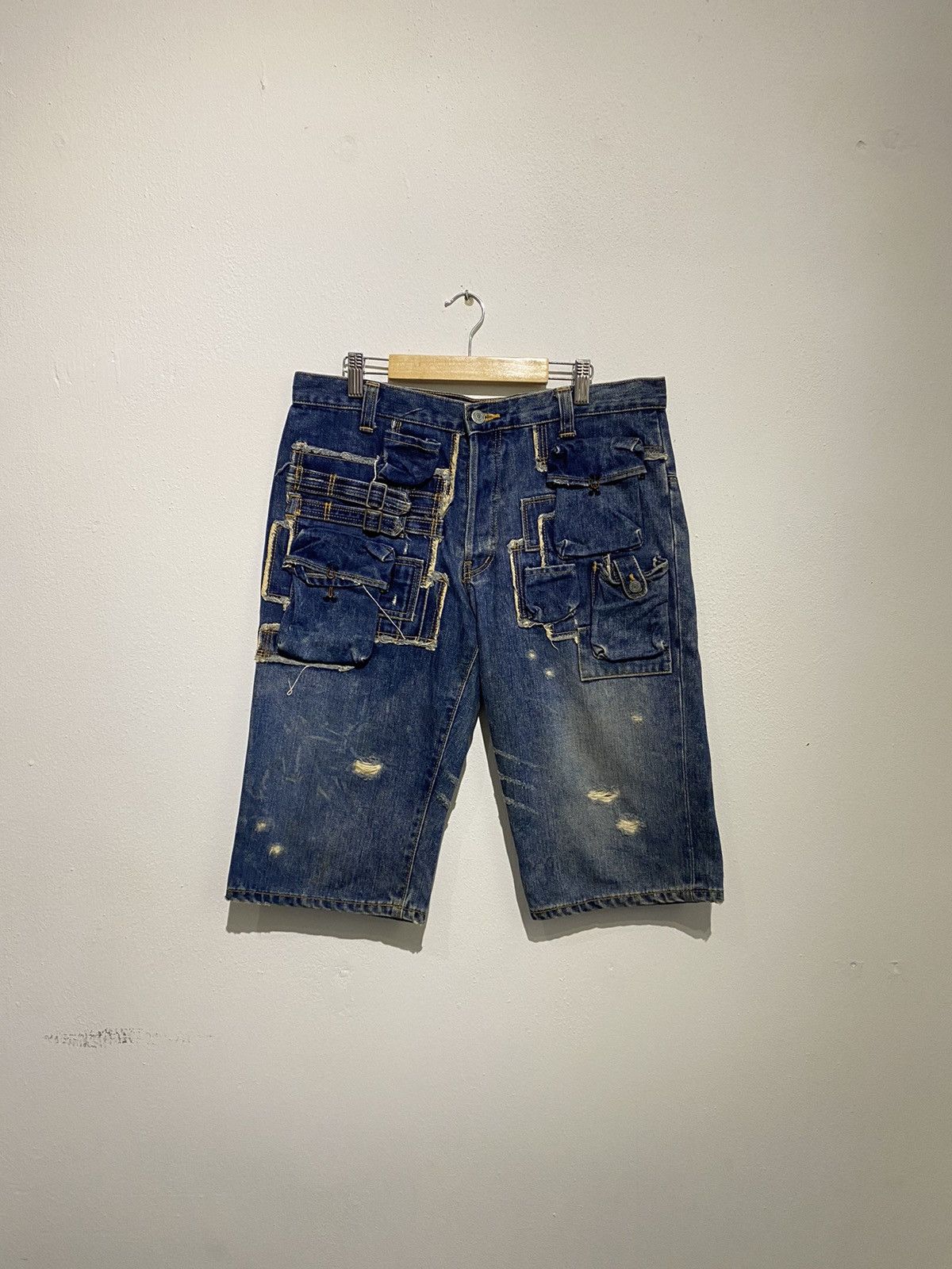 Issey Miyake Rare Vintage Sunao Kuwahara Issey Miyake Multipocket Jorts ...
